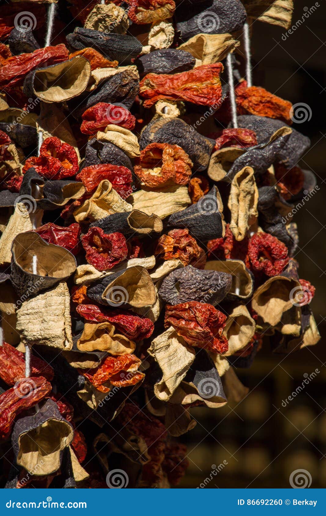 Bundles of Dry Vegetables in the Sun Stock Photo Image of vegatable