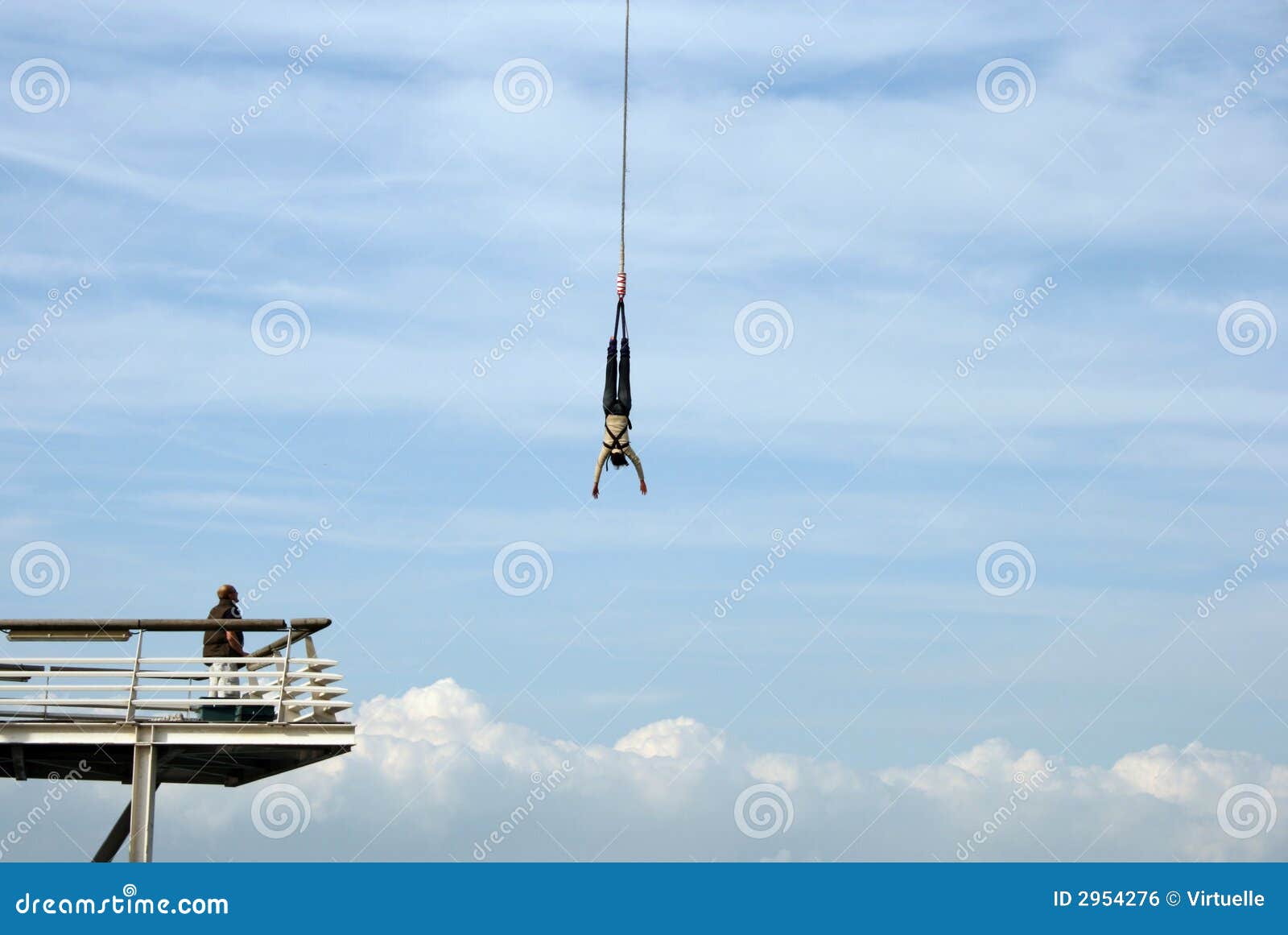 Bungy jumper stock photo. Image of gouritz, people, fall 2954276