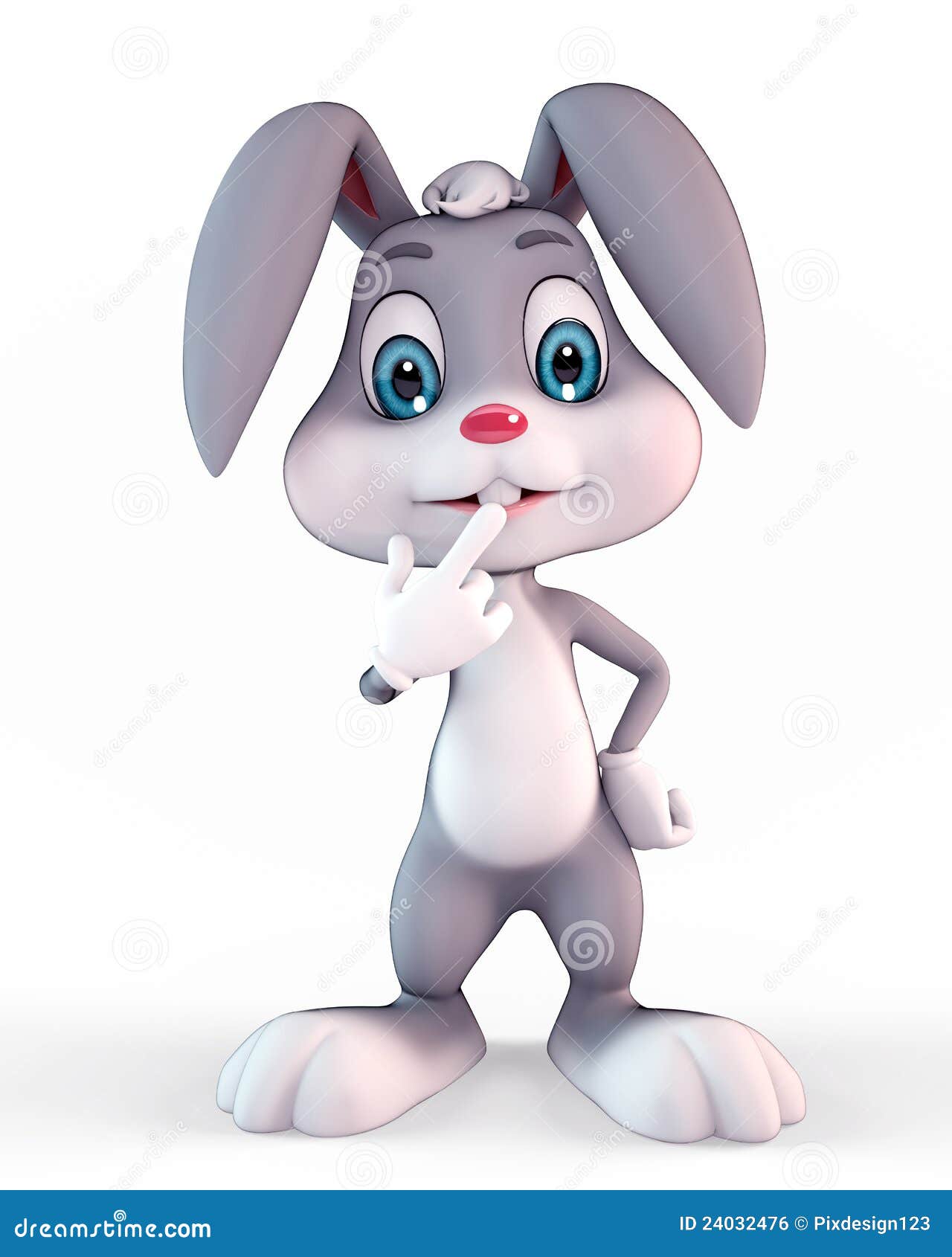 Bunny stock illustration. Illustration of cartoon, colorful - 24032476