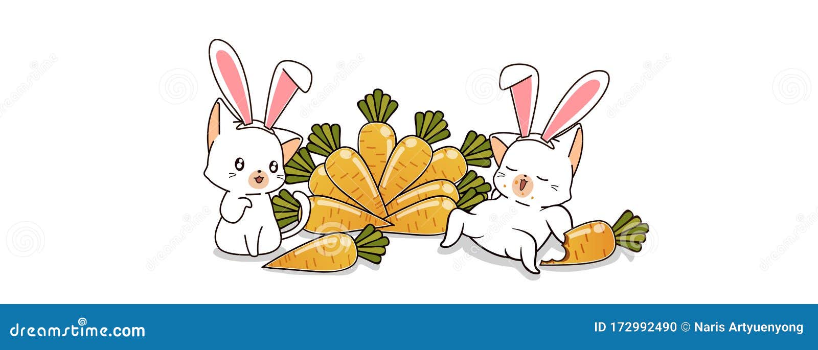 Practical Cat And Bunny Cartoon Photos