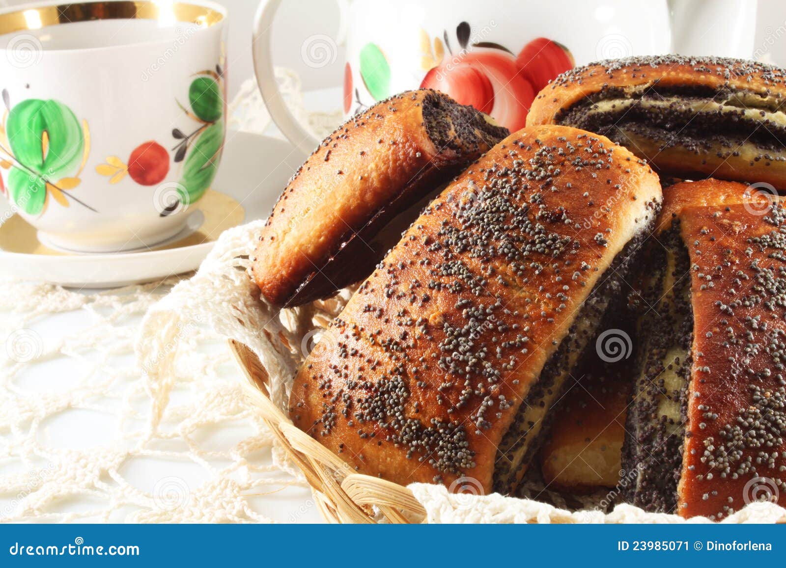 Buns with poppy seeds stock image. Image of baking, dessert 23985071