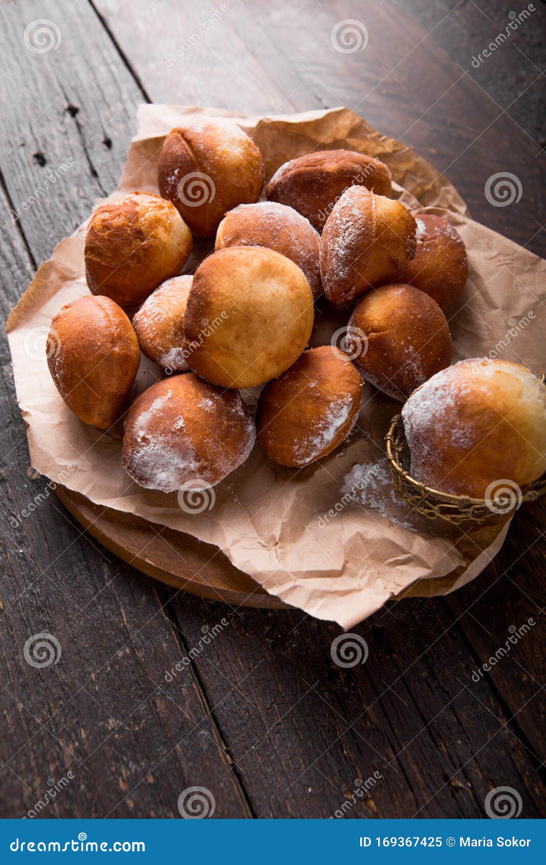 bunuelos mexican fritters golden, crispy-sweet, tortilla-like fritters. pile of bunyols de quaresma, typical pastries of