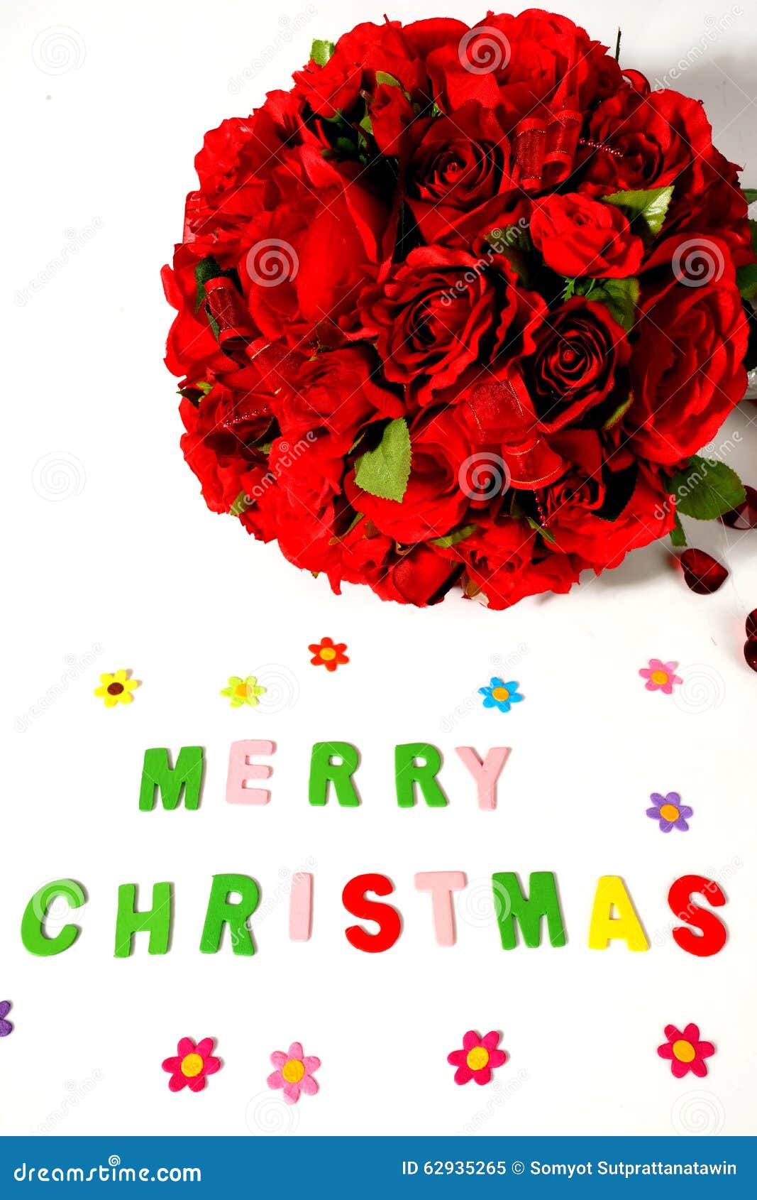 Buon Natale Rosa.Buon Natale E Rosa Rossa In Vaso Immagine Stock Immagine Di Bianco Background 62935265
