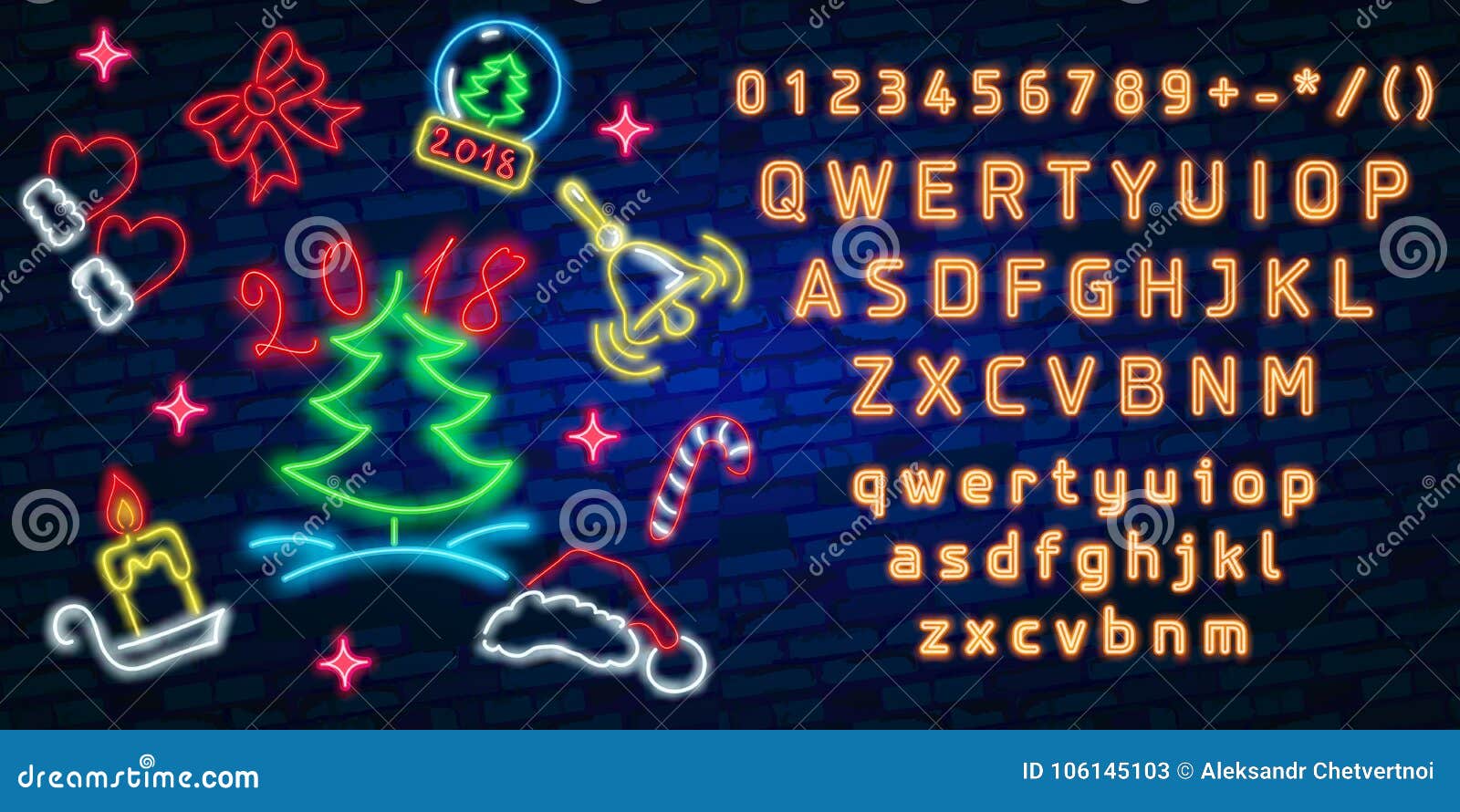 Buon Natale Numero 7.Buon Natale E Un Nuovo Anno Felice Cartolina D Auguri O Modello Dell Invito Nello Stile Al Neon Insegna Luminosa Al Neon Luminos Illustrazione Vettoriale Illustrazione Di Illustrazione Iscrizione 106145103