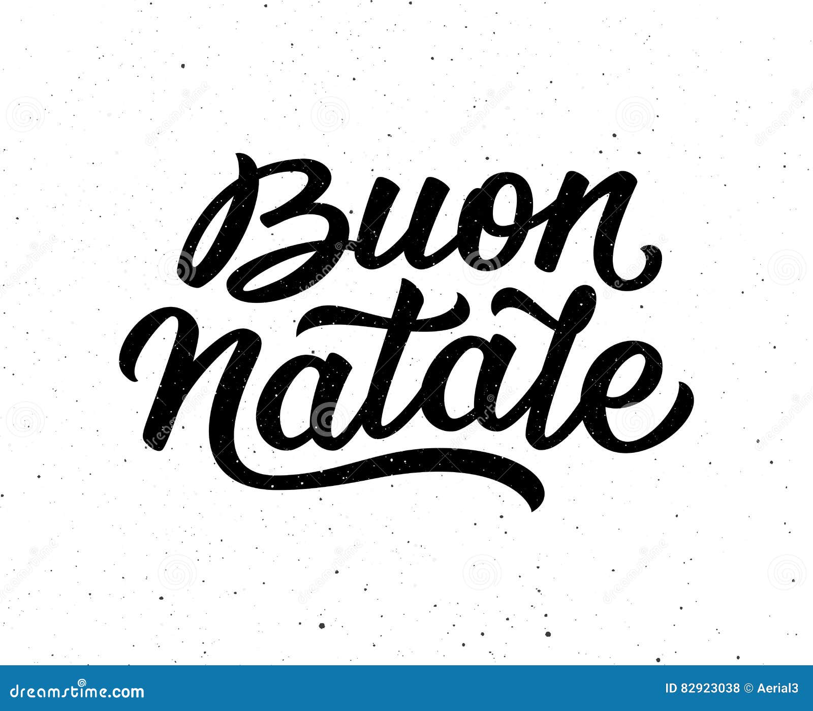 Buon Natale Vettoriale.Buon Natale Lettering Merry Christmas In Italian Stock Vector Illustration Of Buon Celebration 82923038