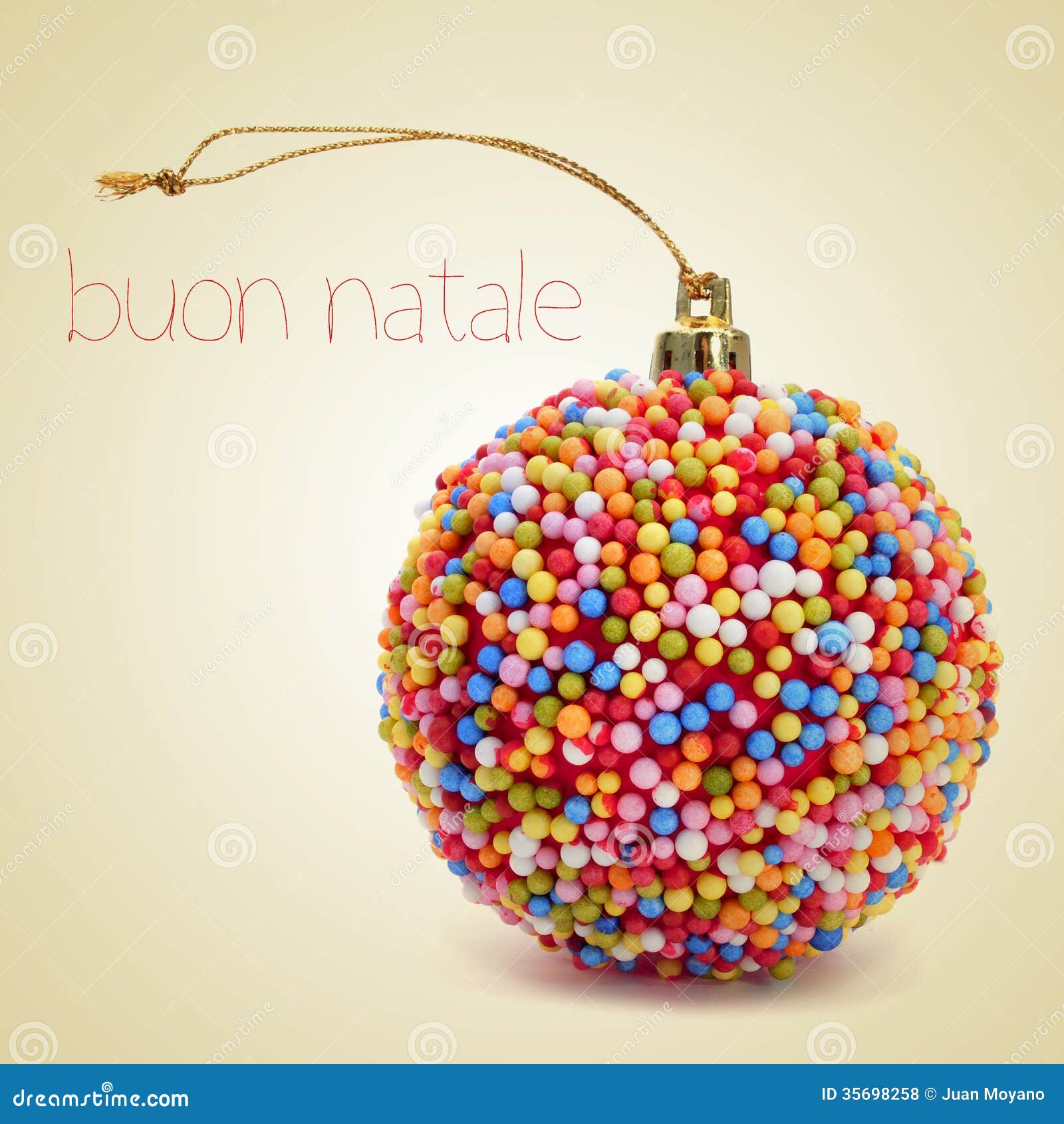 Natale.Buon Natale Merry Christmas In Italian Stock Photo Image Of Object Holidays 35698258