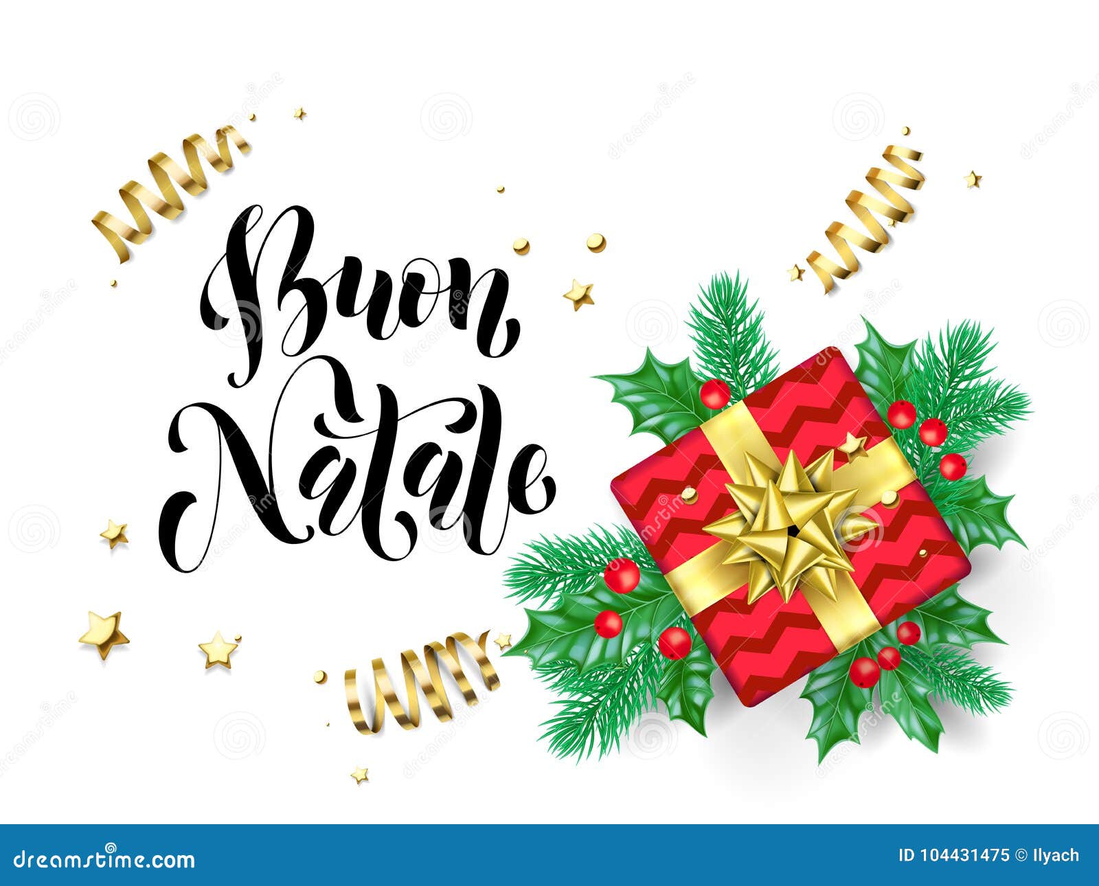 Buon Natale Wishes Italian.Buon Natale Merry Christmas Italian Holiday Hand Drawn Quote Calligraphy Greeting Card Background Template Vector Christmas Tree Stock Vector Illustration Of Decoration Natale 104431475