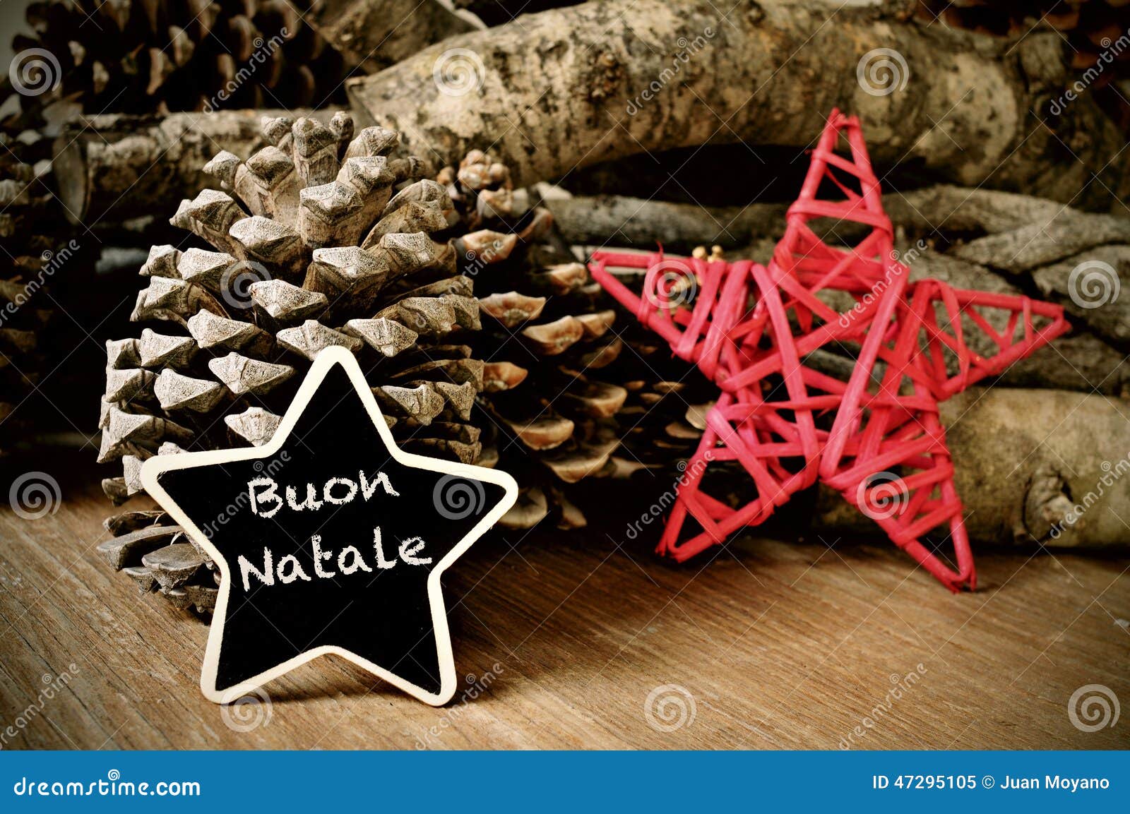 Bilder Buon Natale.Buon Natale Merry Christmas In Italian Stock Image Image Of Message Decorative 47295105