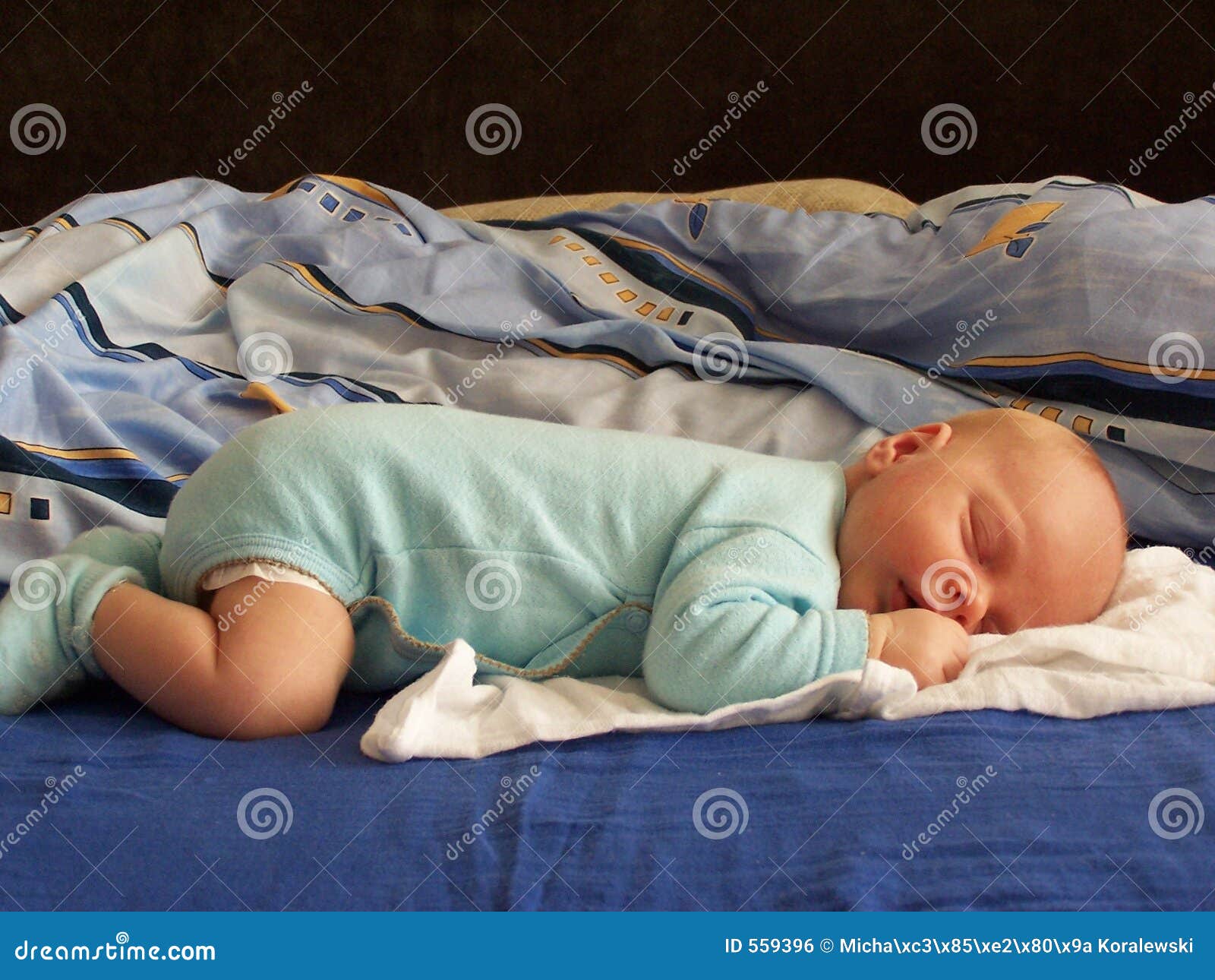 Buona Notte, Il Mio Piccolo Angelo. Fotografia Stock Immagine di