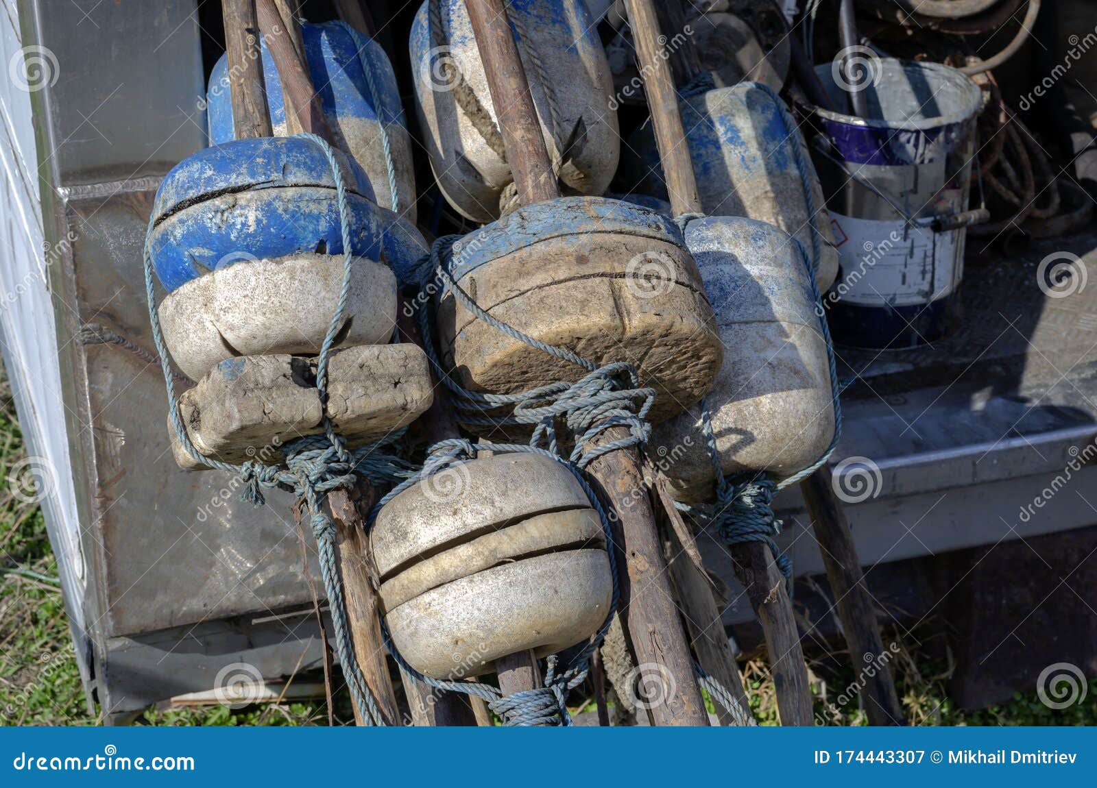 Buoys Floats for Fishing Nets Stock Image - Image of dock, buoy: 174443307