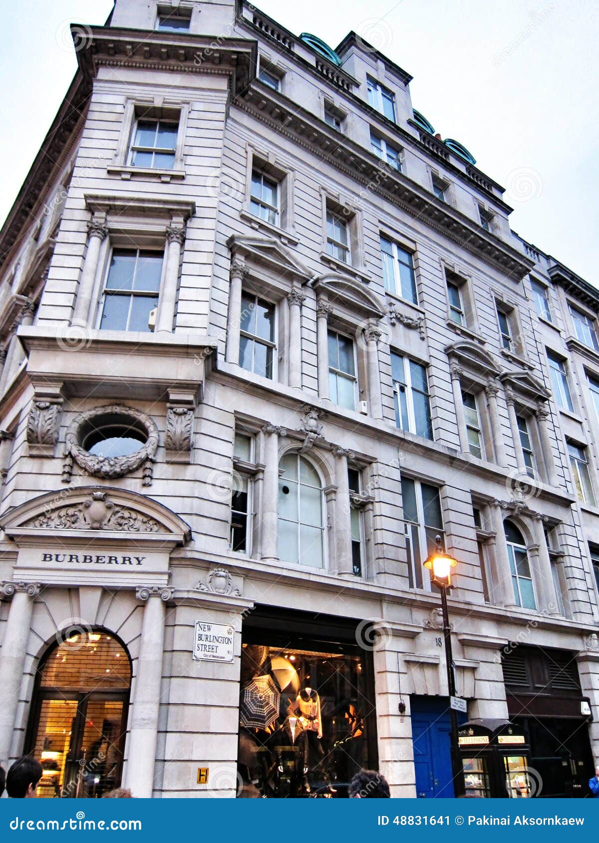 Burberry Shop in the London,england Editorial Photo - Image of antique