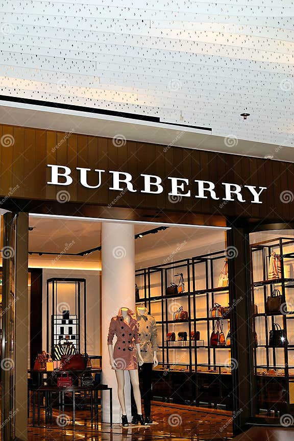 Burberry Store in Schiphol Airport, Holland Editorial Photography ...