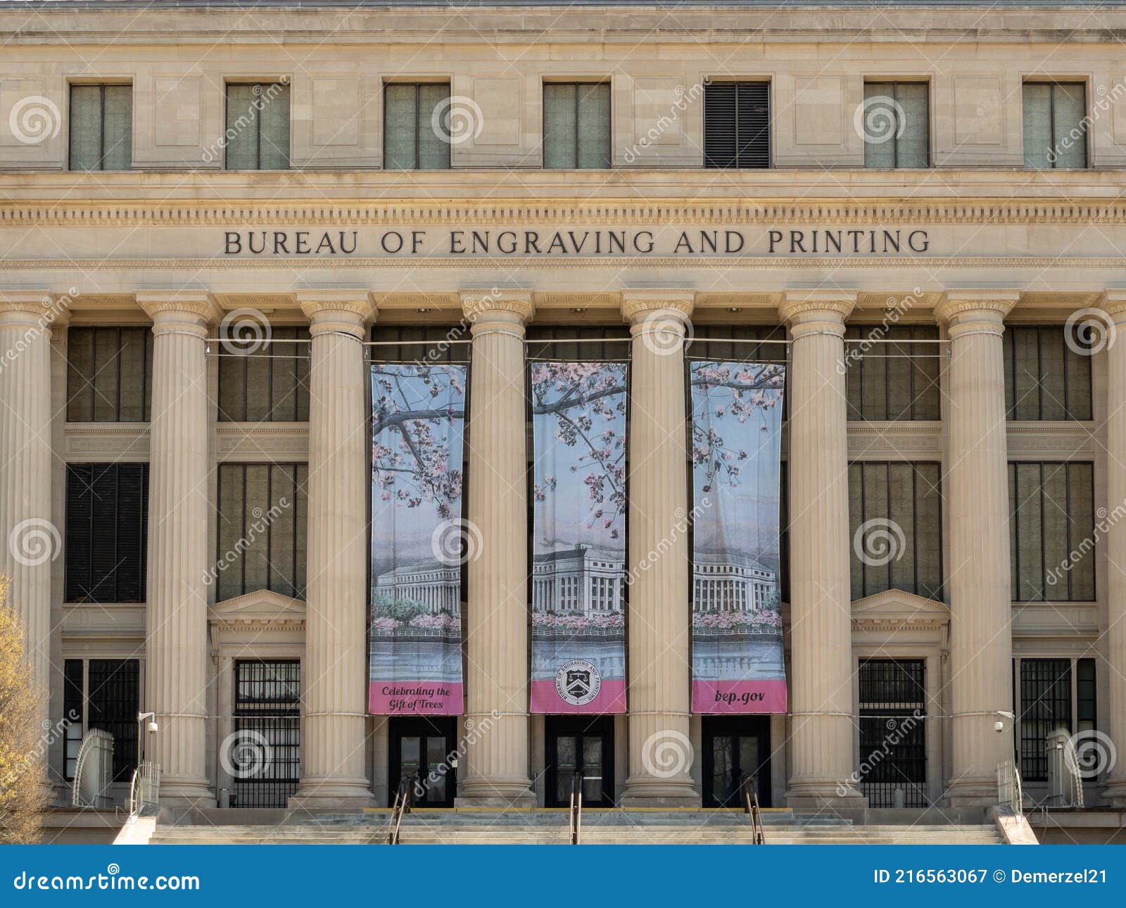 Bureau of Engraving and Printing Washington, DC Editorial Photography