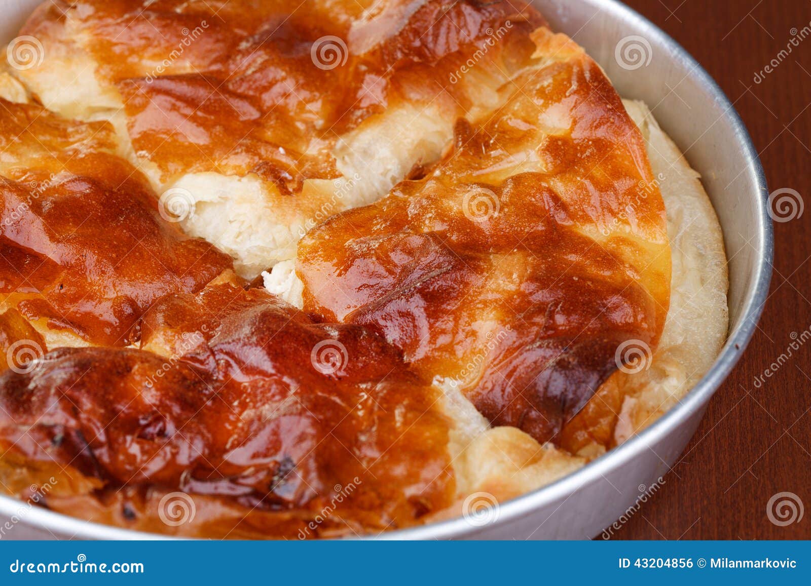 Burek with Cheese in Casserole Stock Photo Image of delicious