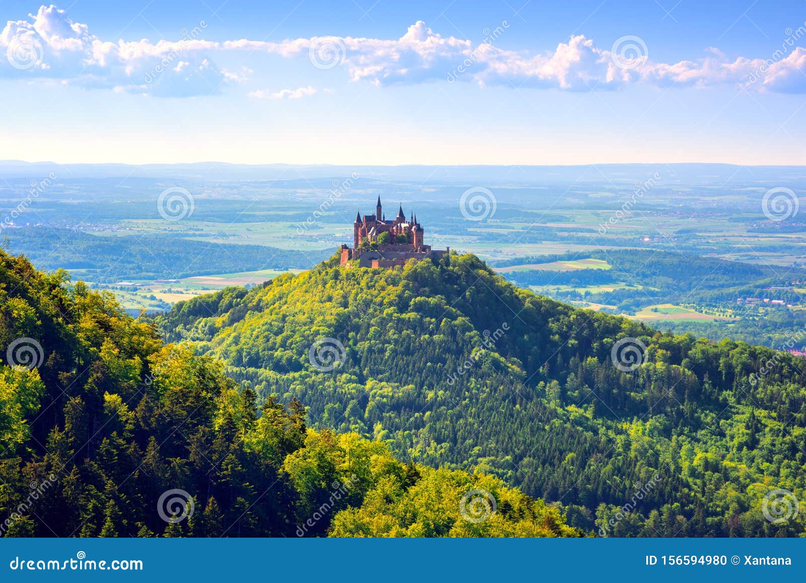 burg hohenzollern castle, black forest, germany