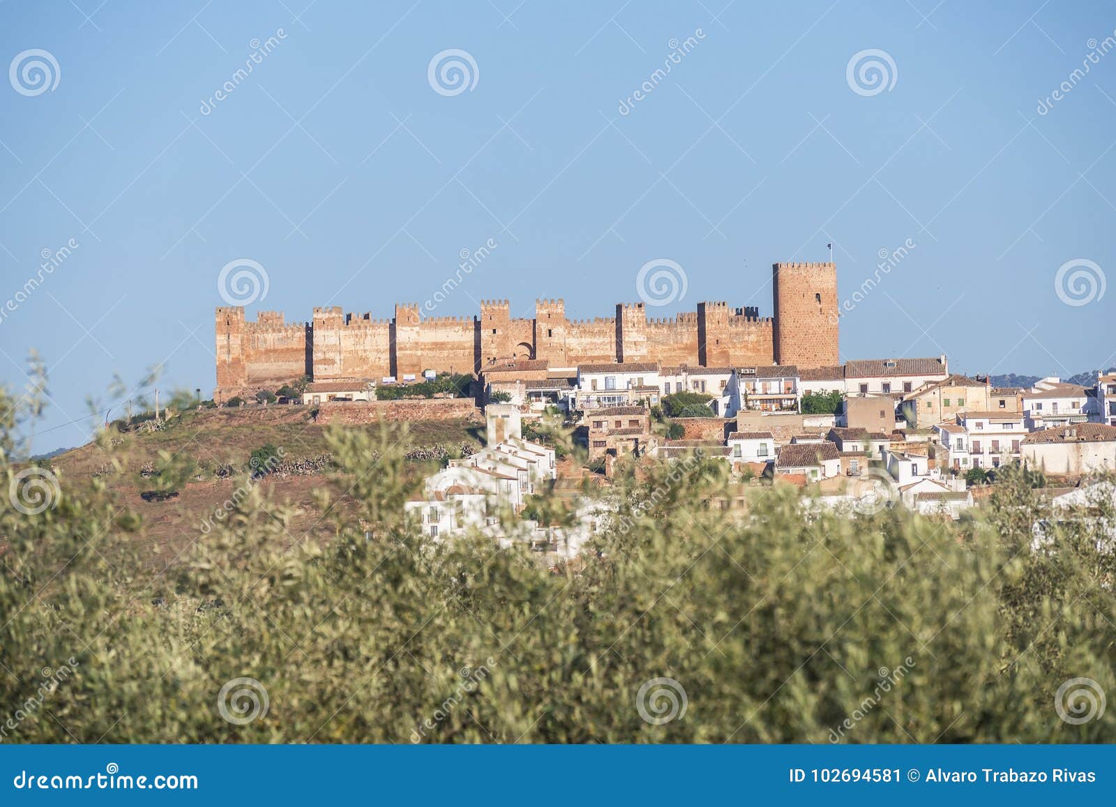 burgalimar castle, bury al-hamma, baÃÂ±os de la encina village, j