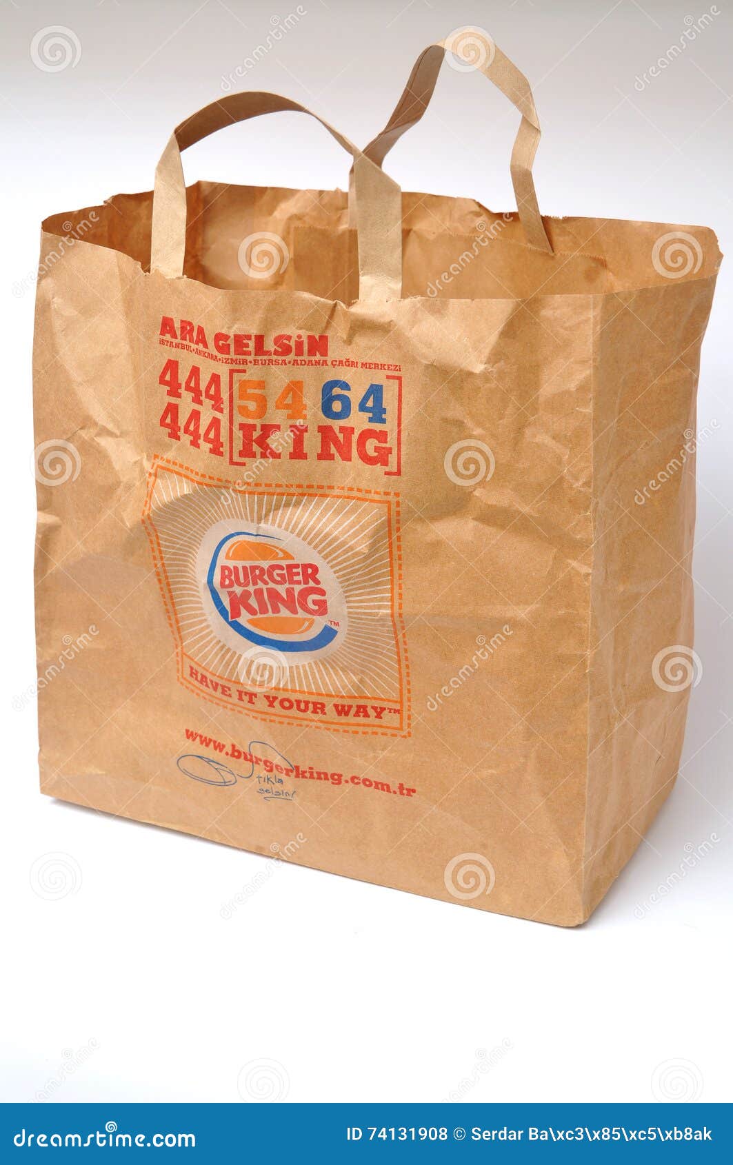 Burger King packaging editorial stock photo. Image of hamburger 74131908