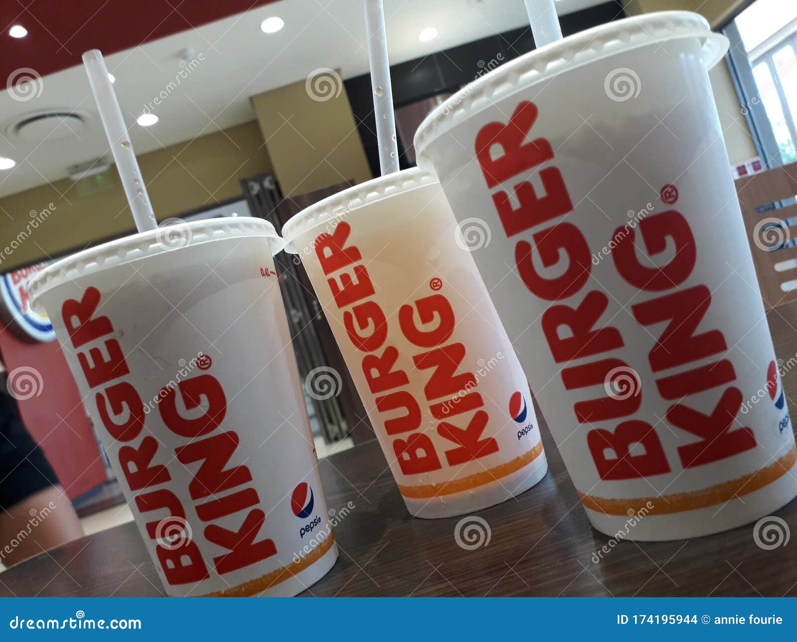 Burger King South African Meal Editorial Stock Image Image of south