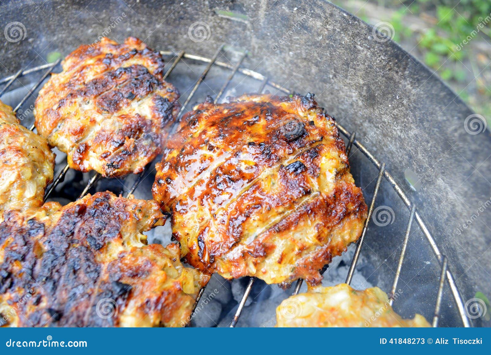 Burger meat stock image. Image of meatballs, burger, onion - 41848273