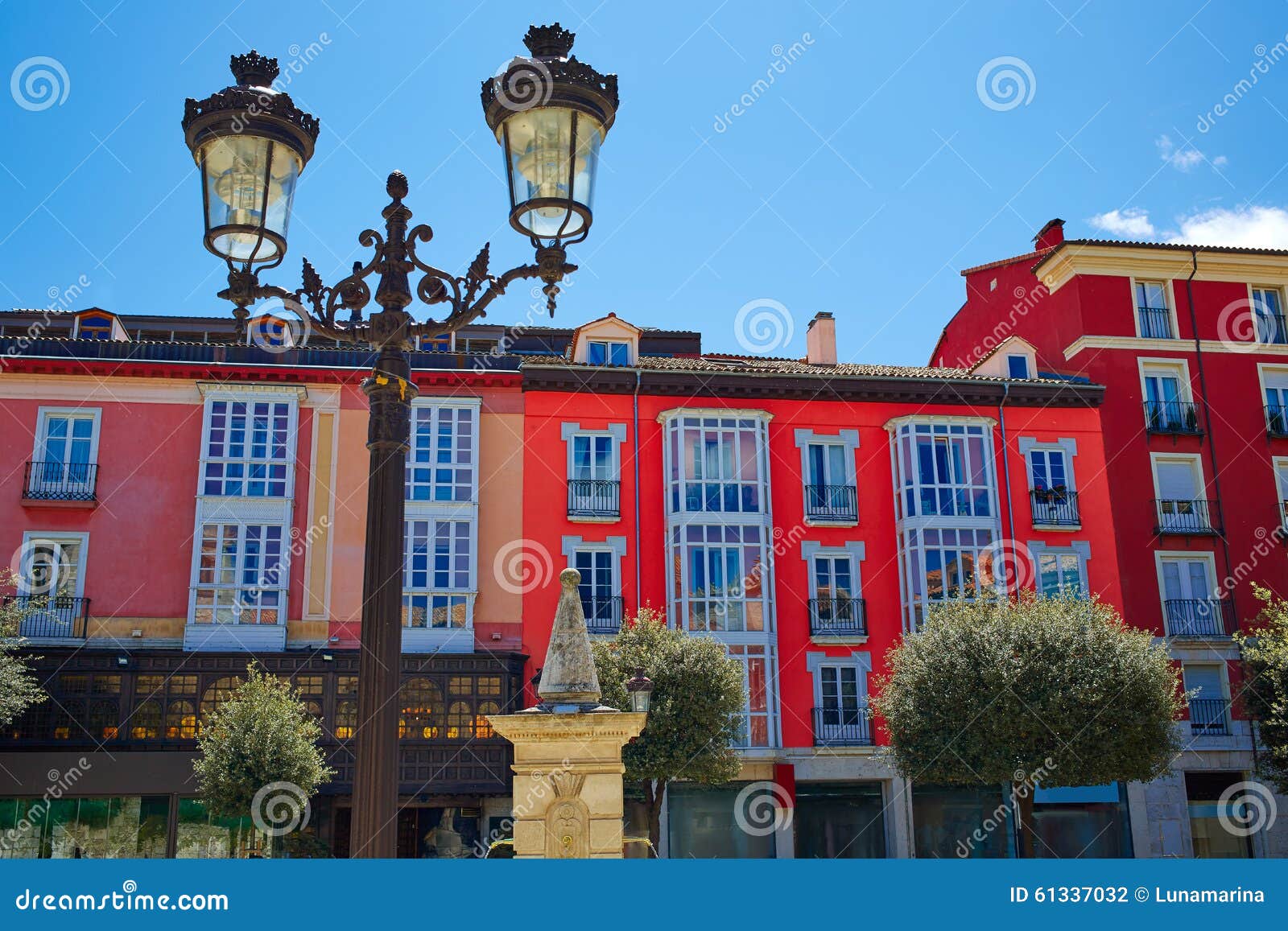 burgos plaza de la libertad square castilla spain