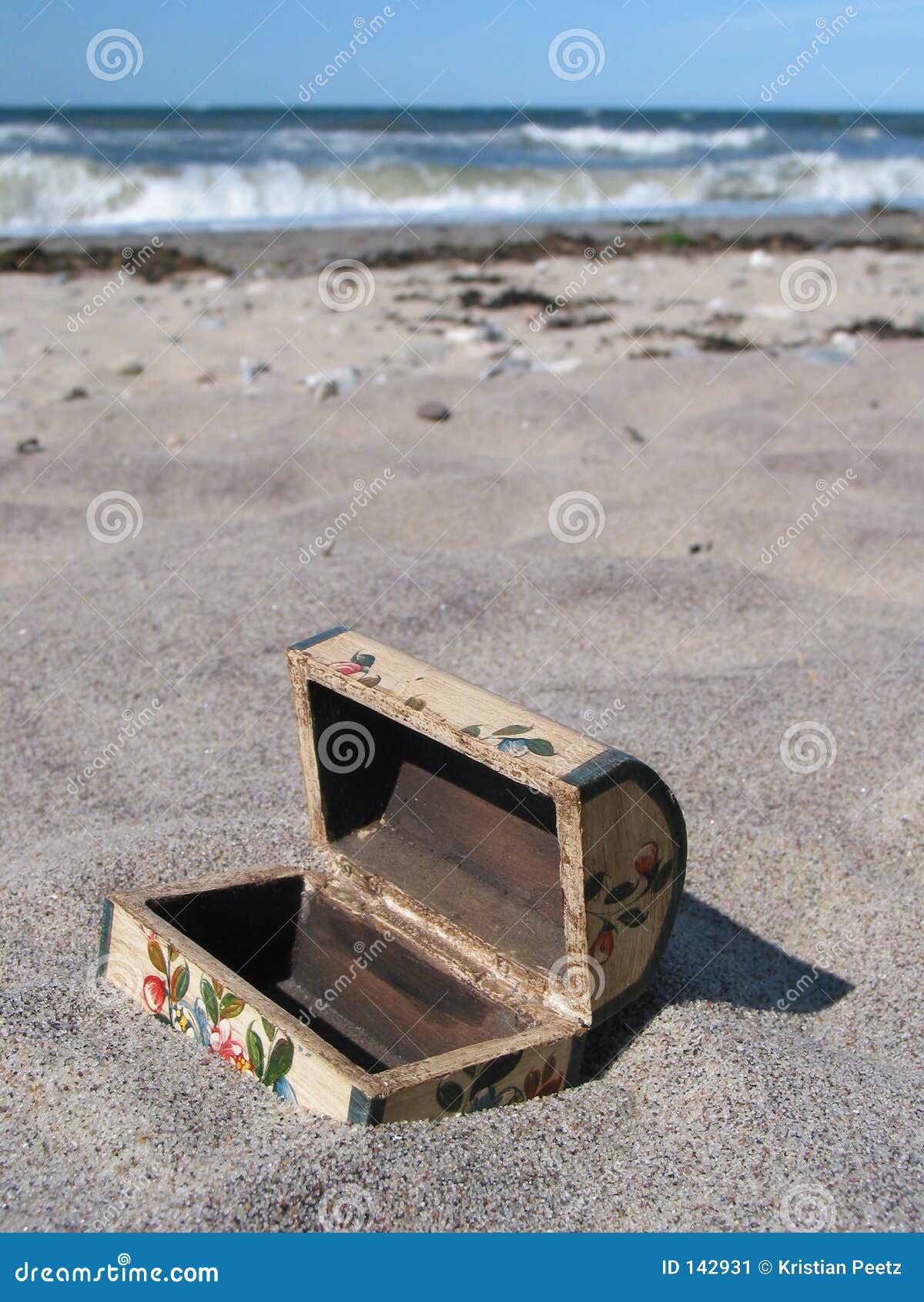 Buried Treasure-chest... Too Late :-) Stock Image - Image ...