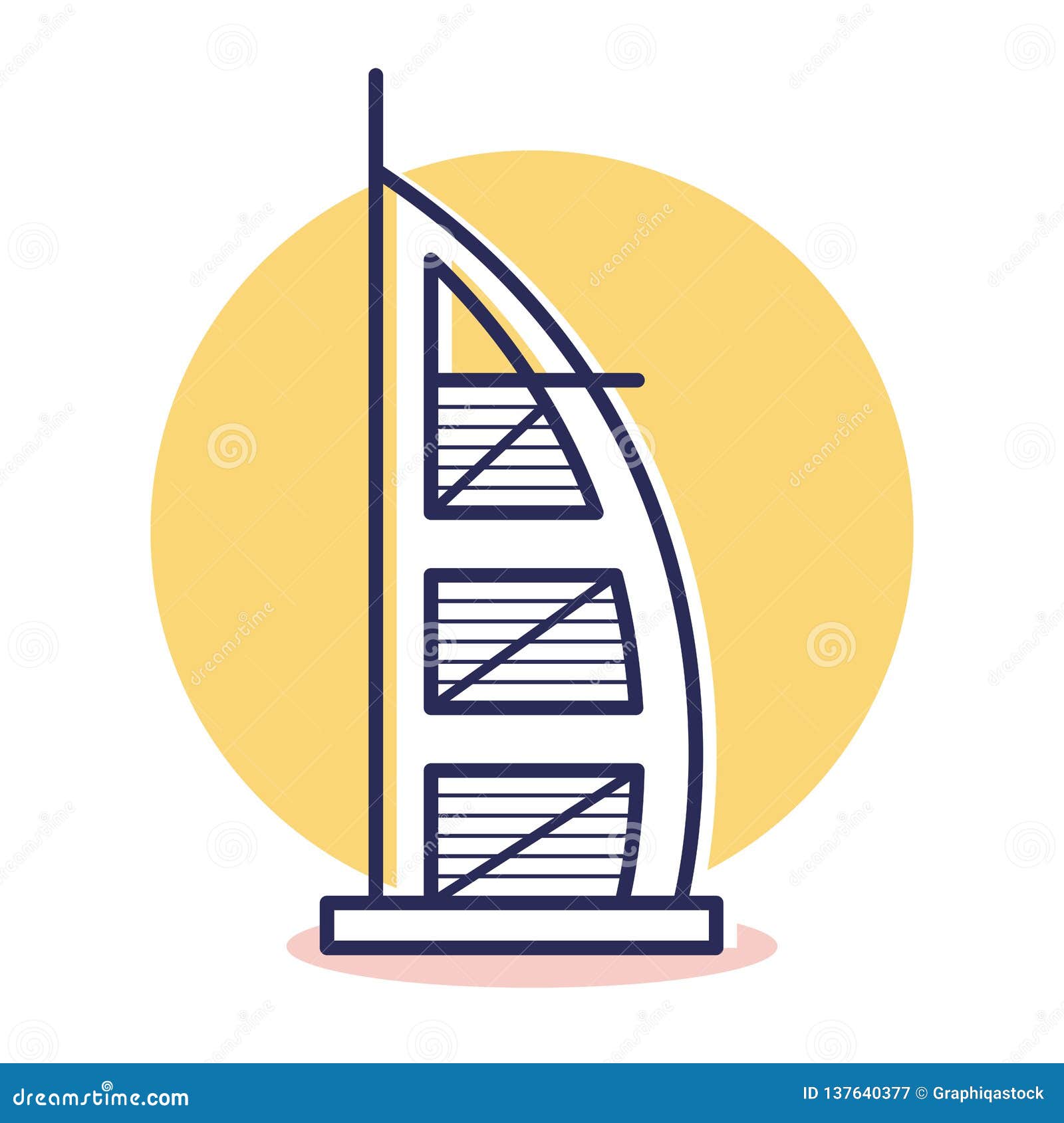 travel logo burj al arab