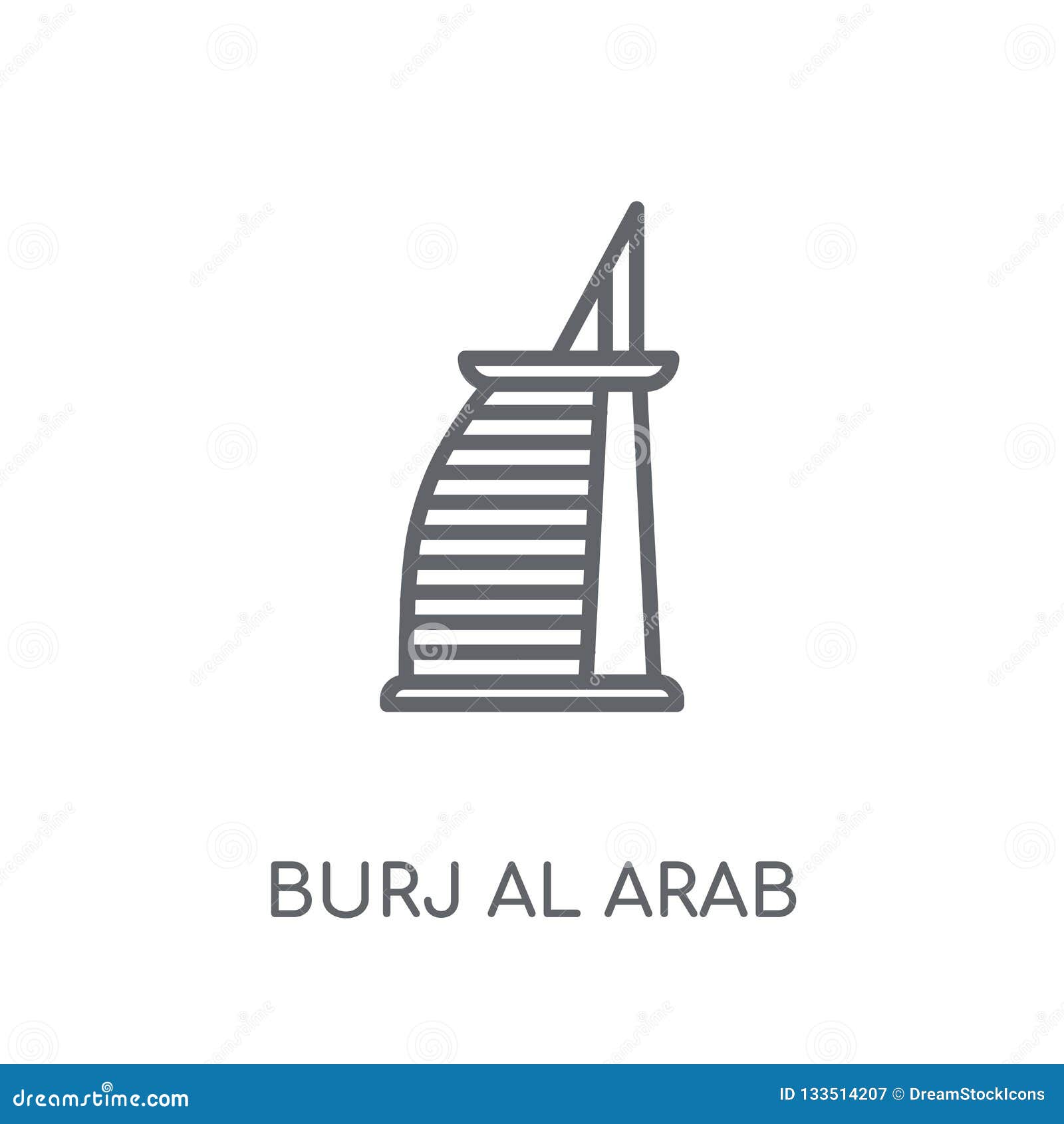 travel logo burj al arab