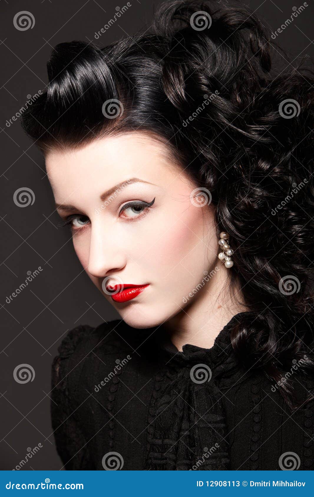 Burlesque girl stock image. Image of dark, elegant, bright - 12908113