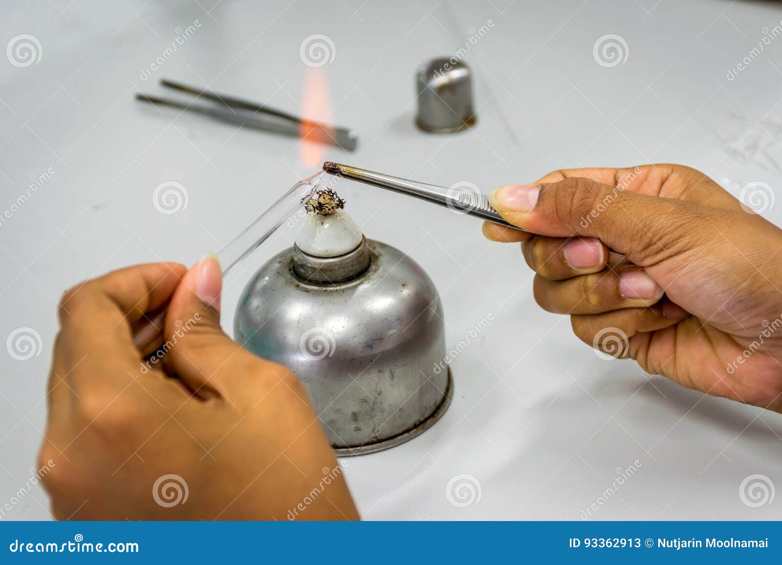 Burn Dropper by Alcohol Bunsen Burner Stock Image Image of medicine