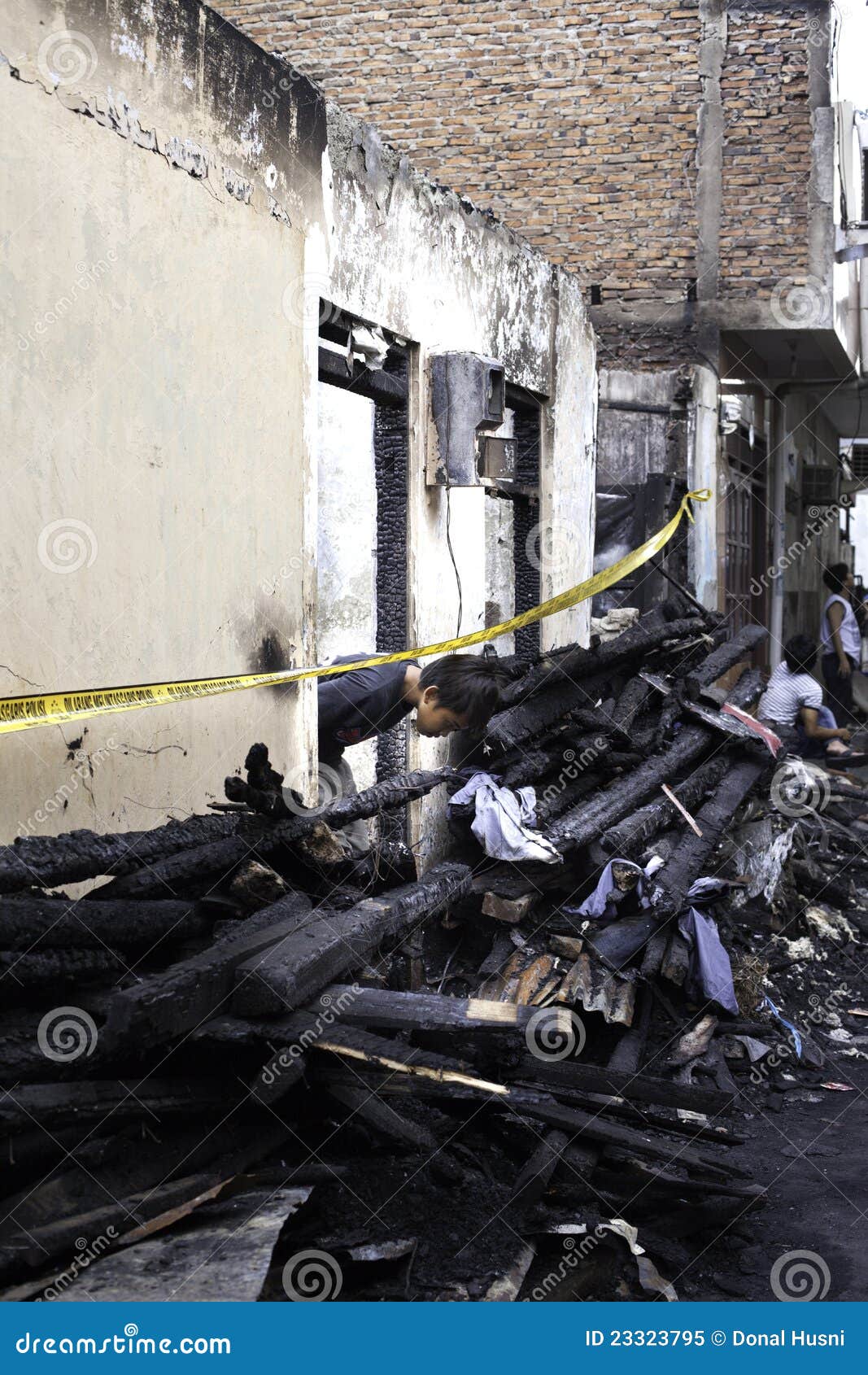 Burn House Cause by Stove Explosion Editorial Image Image of energy