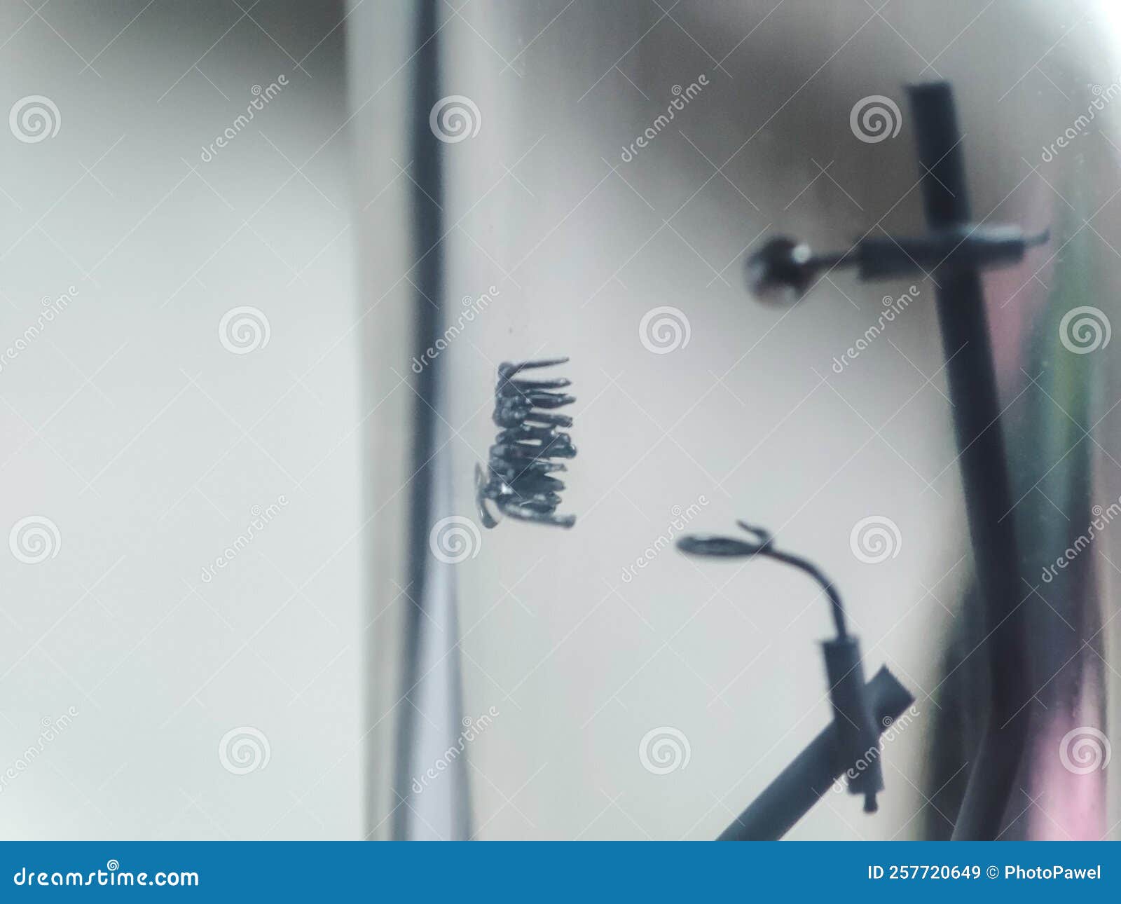 Burn Out Car Bulb from Close Up. Defect H7 Bulb for Vehicle Stock Image Image of filament