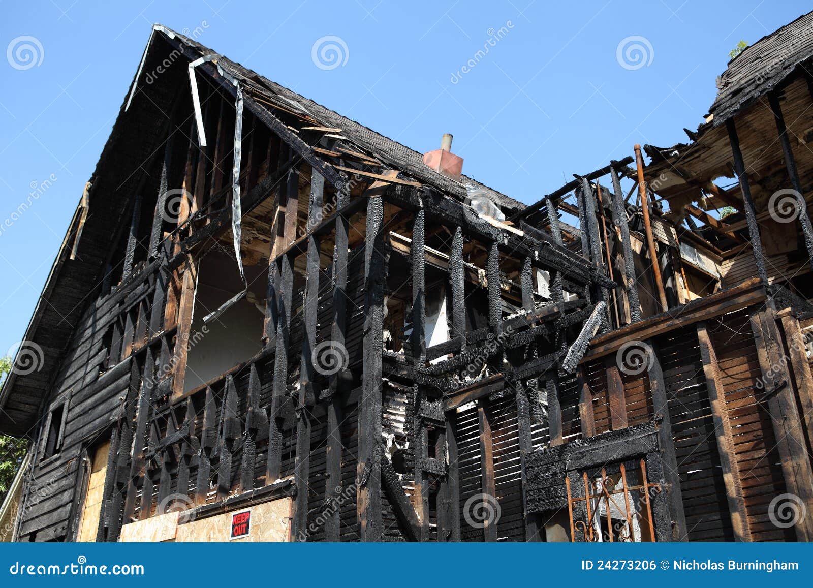 Burned House in Pasadena, California Editorial Photo Image of burned