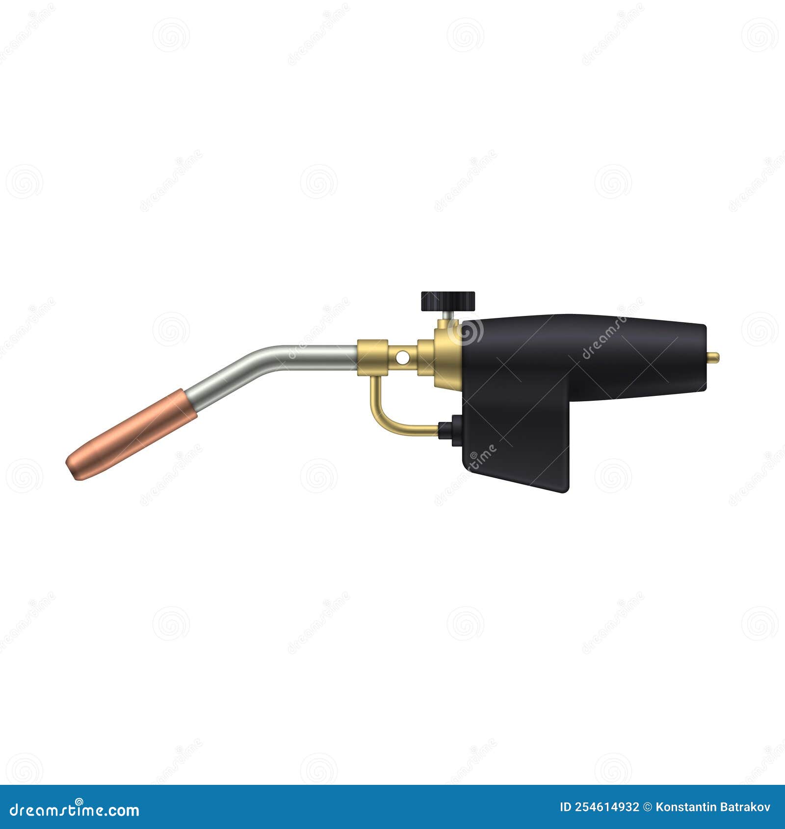 Burner Gasair Isolated on White Background. Stock Vector