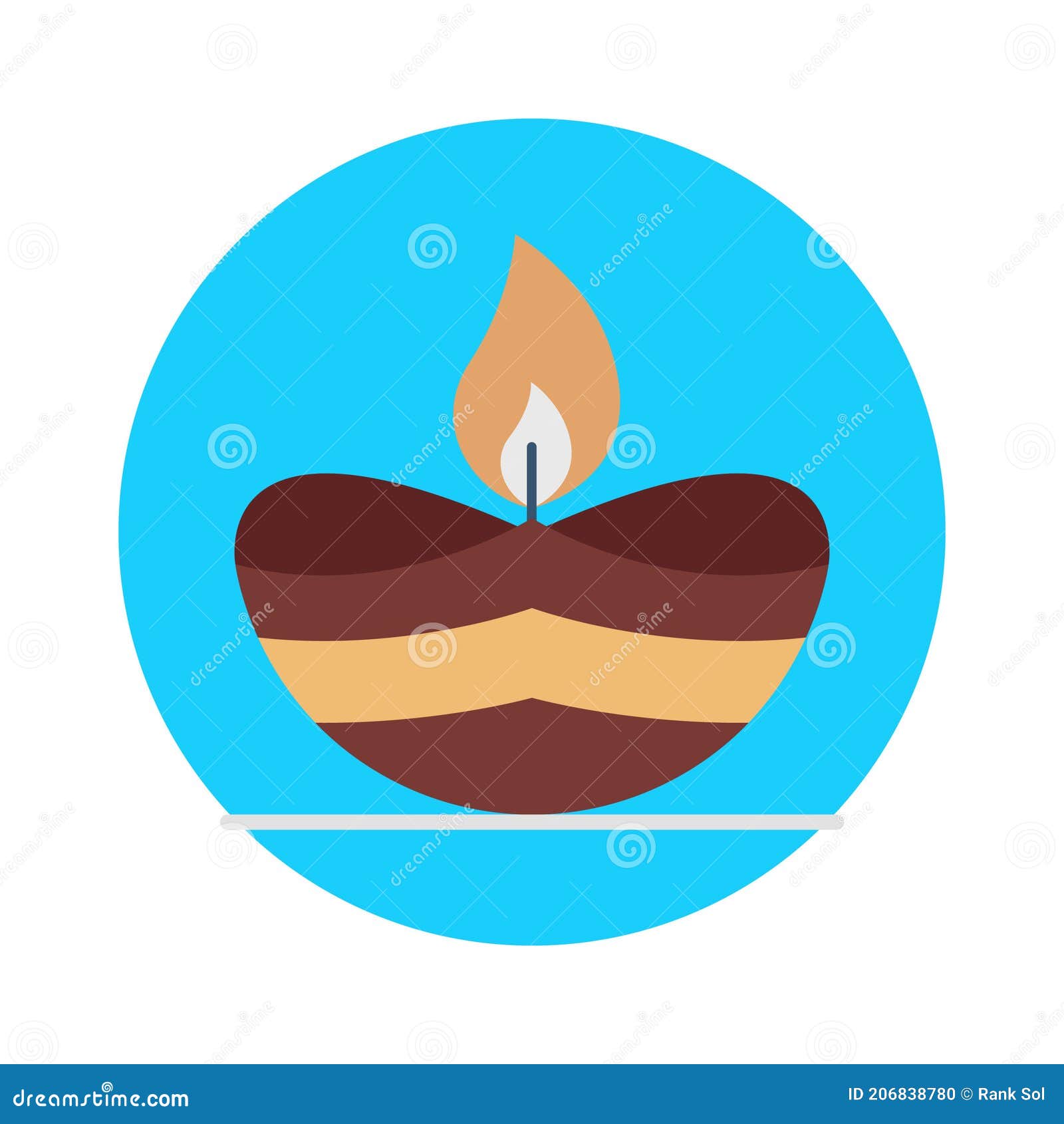 burner   icon that can be easily modified or edited