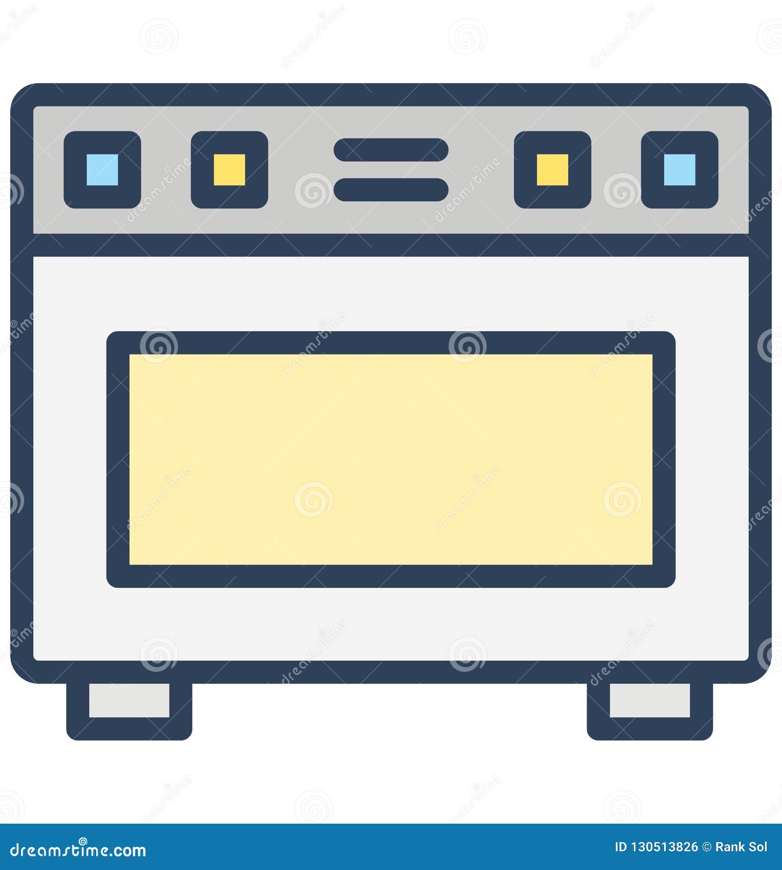 burner oven, cooking range   icon that can be easily edited in any size or modified.