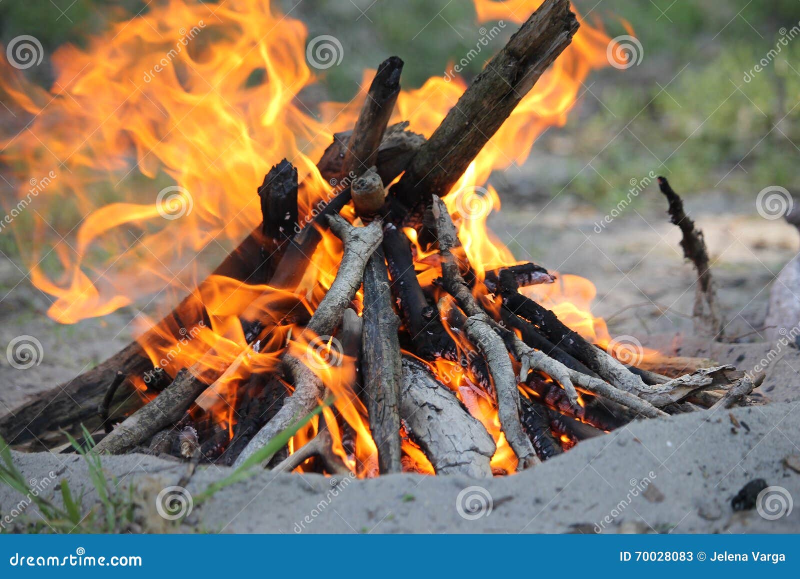 Burning branches stock image. Image of blaze, abstract - 70028083