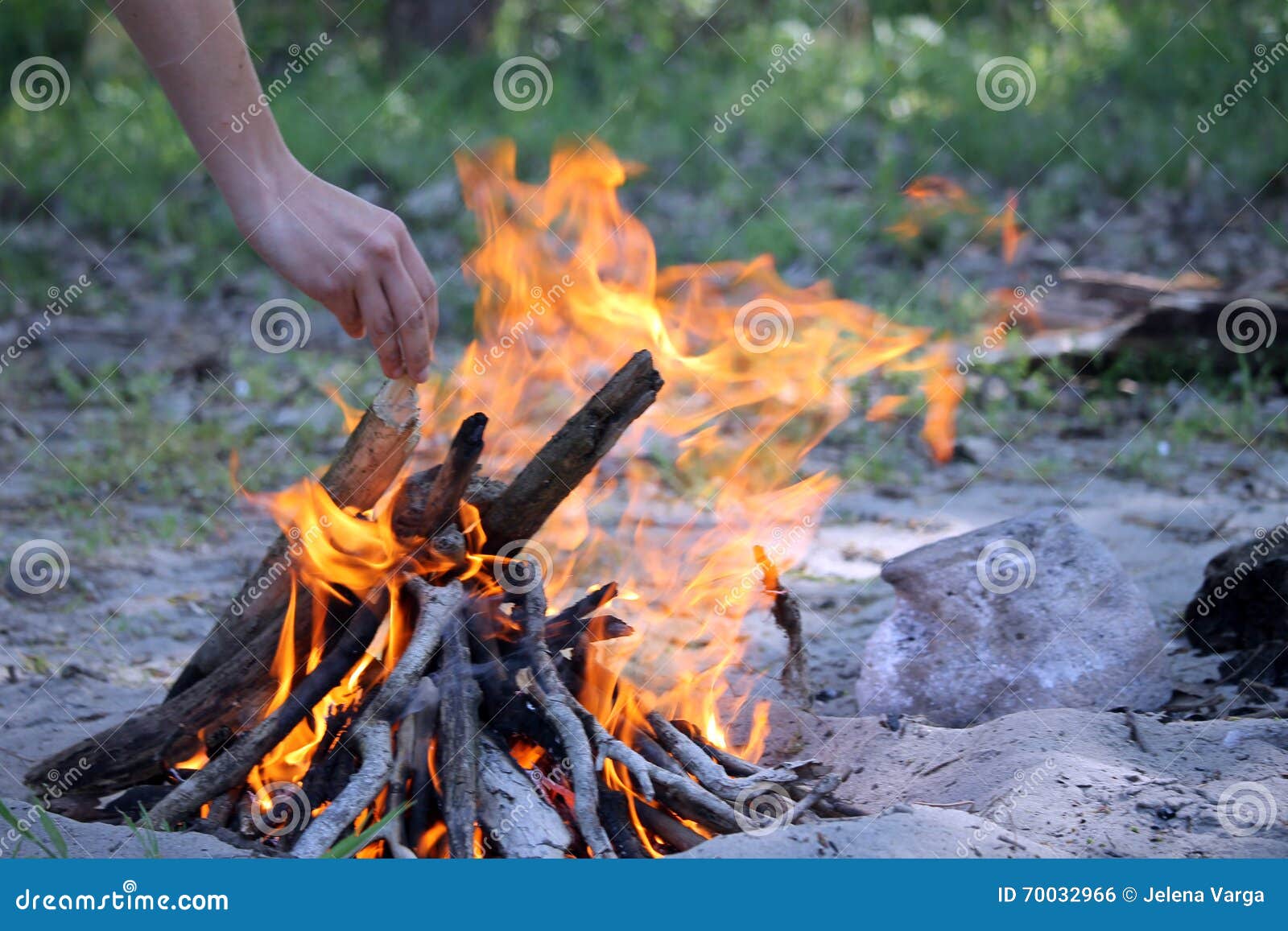 Burning branches stock photo. Image of blaze, orange - 70032966
