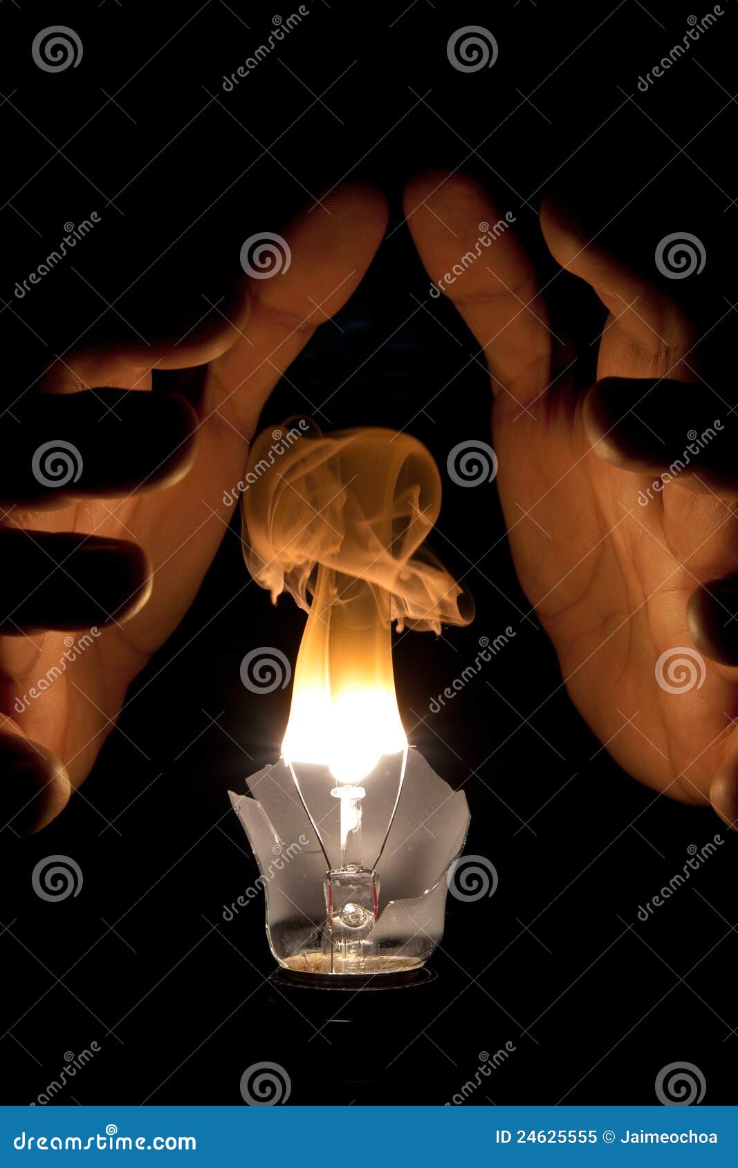 Burning Bulb stock image. Image of glass, light, white 24625555