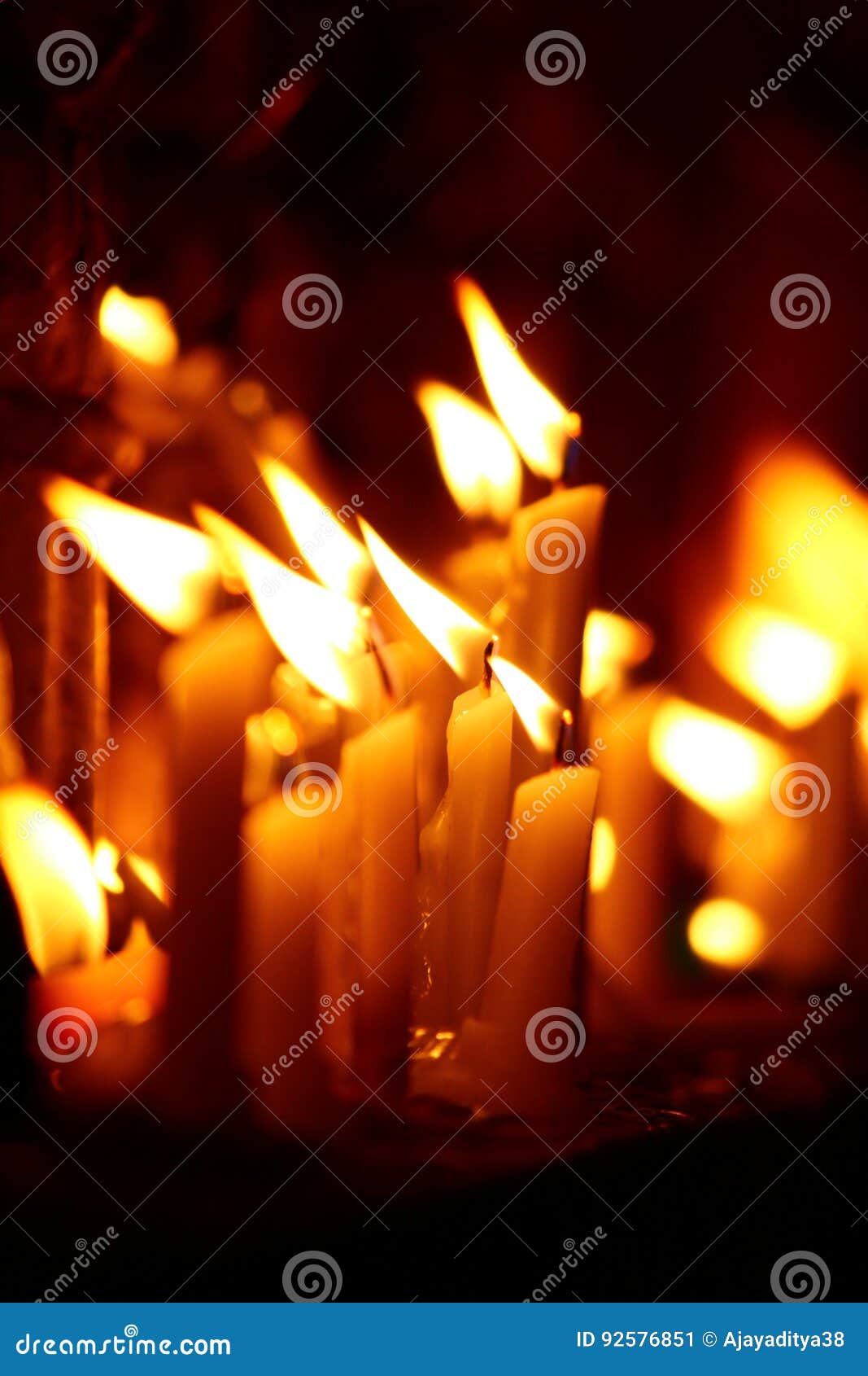 Burning Candels stock image. Image of candlelight, bright 92576851