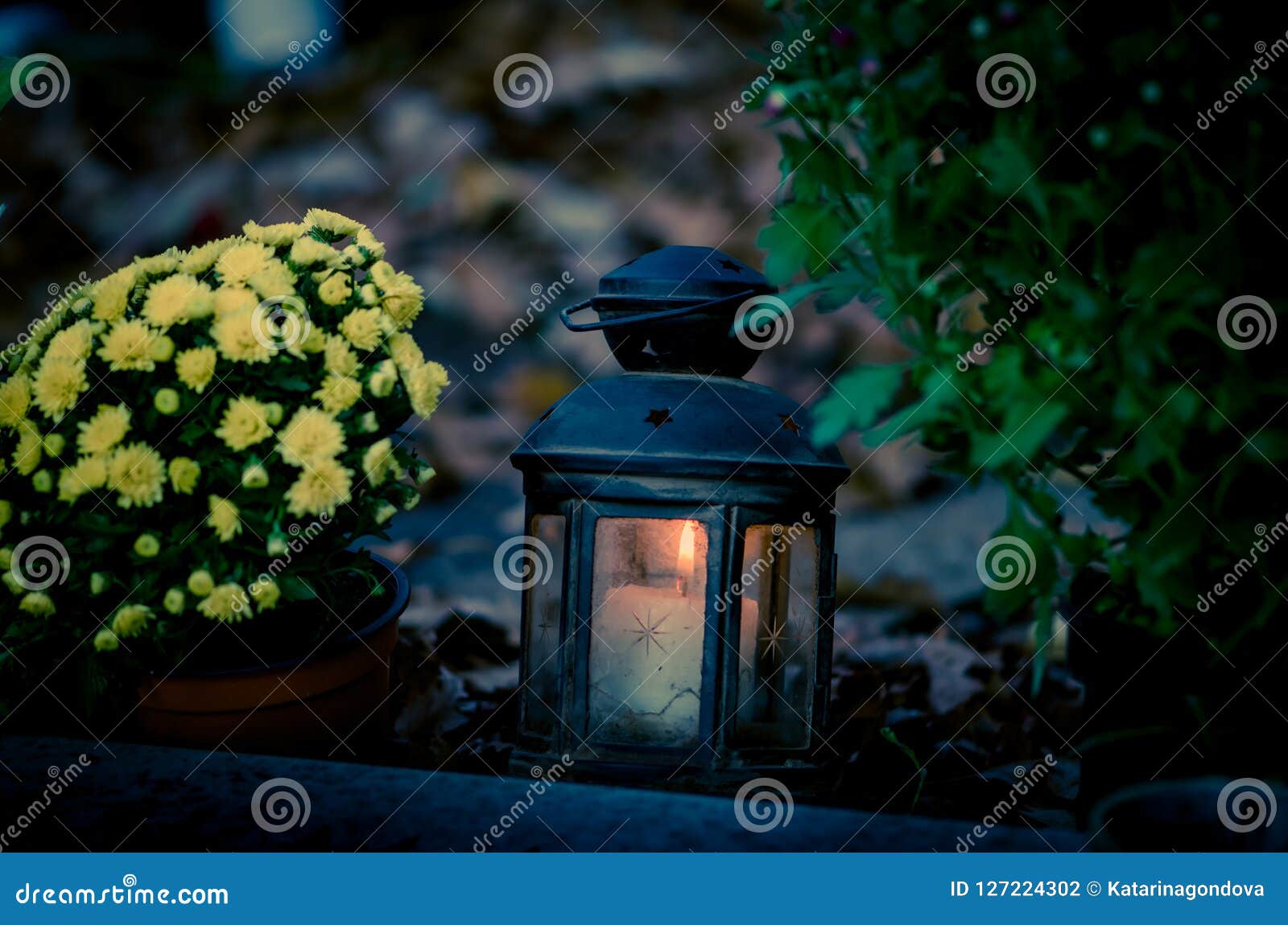 Burning Candle during All Saints Day Stock Photo - Image of saints ...