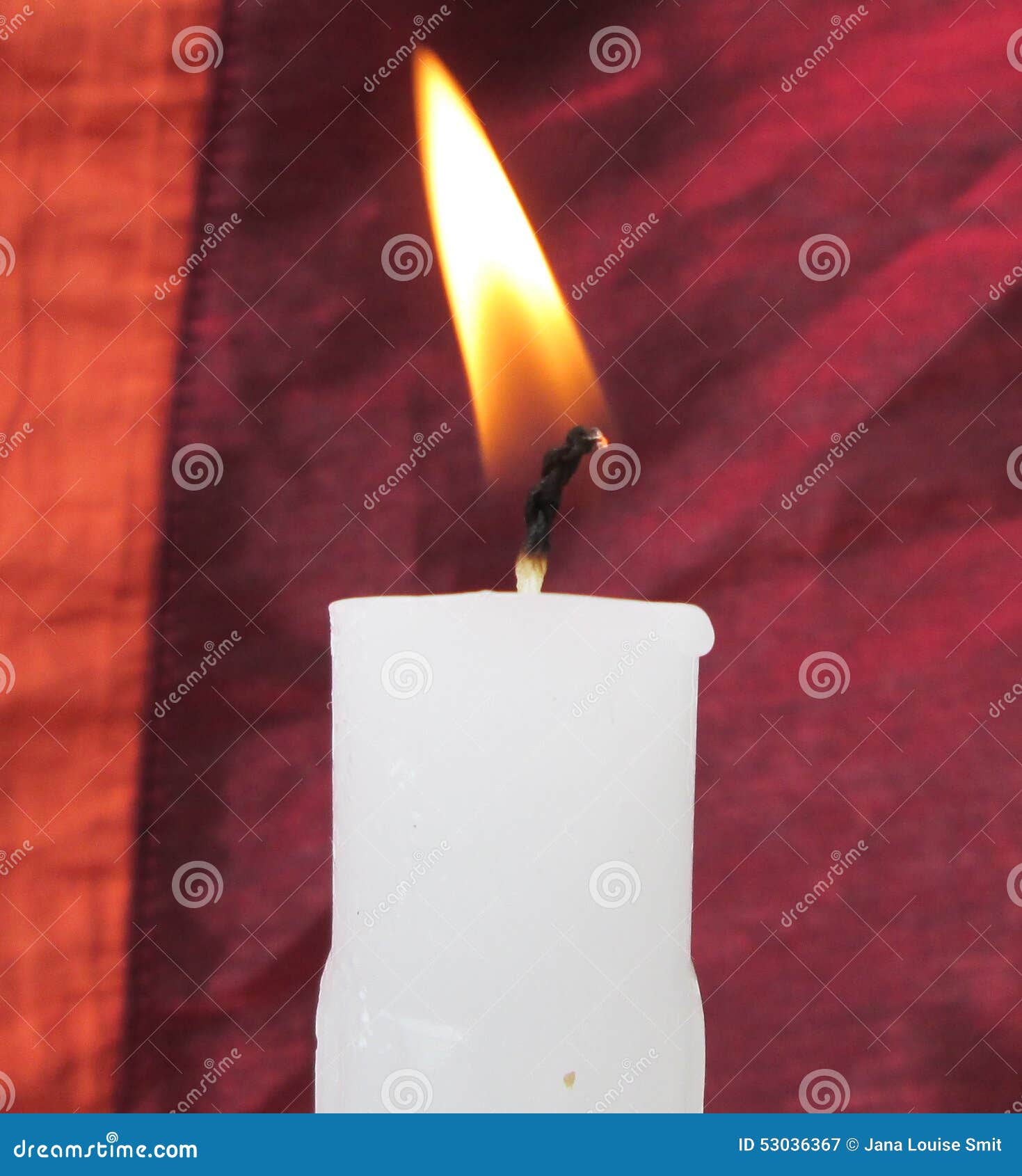 Burning Candle. stock image. Image of candles, burning 53036367