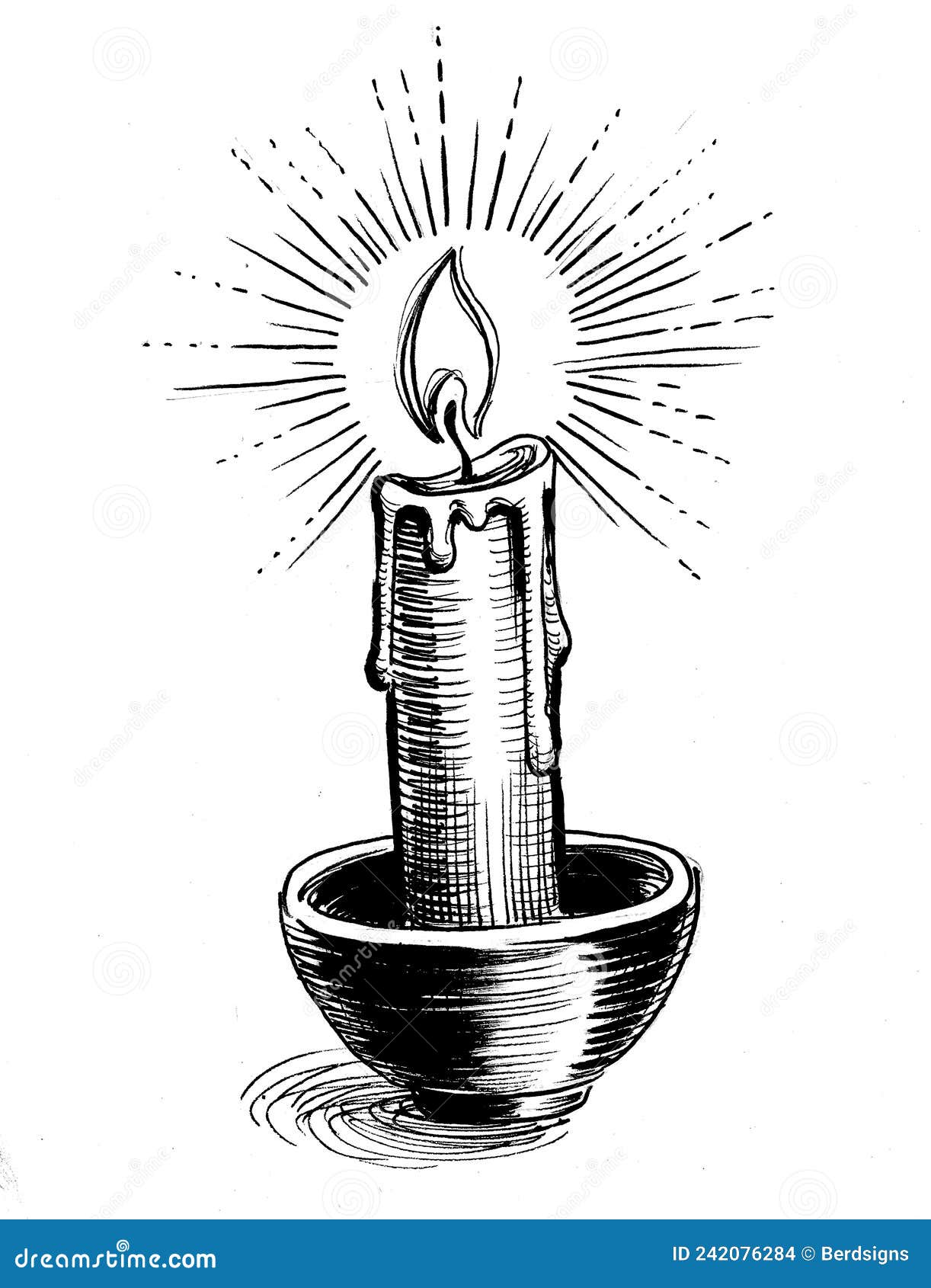 Candle Sketch by RedRoseBudBlooming on DeviantArt