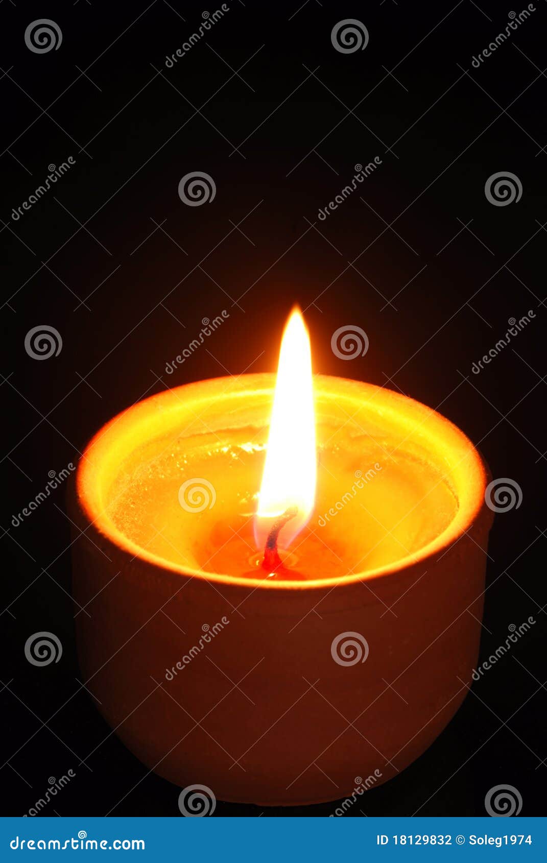 Burning Candle Isolated on Black Stock Photo Image of christian, icon