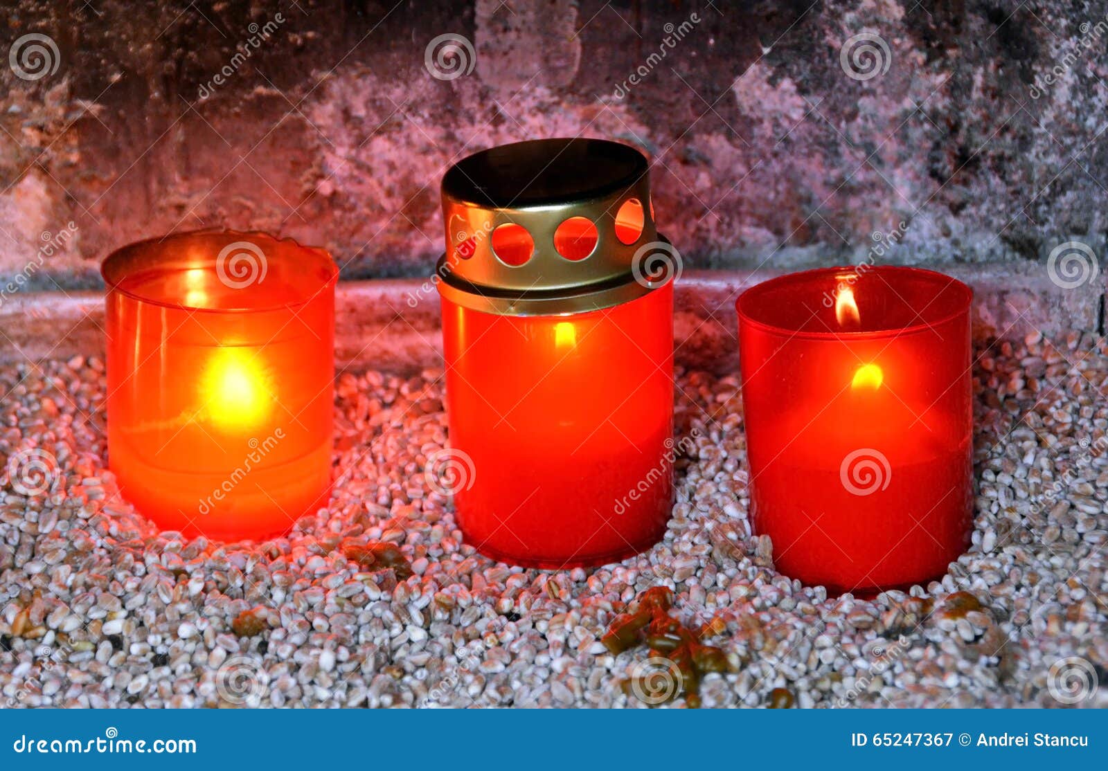 Burning candles stock image. Image of abstract, meditating 65247367