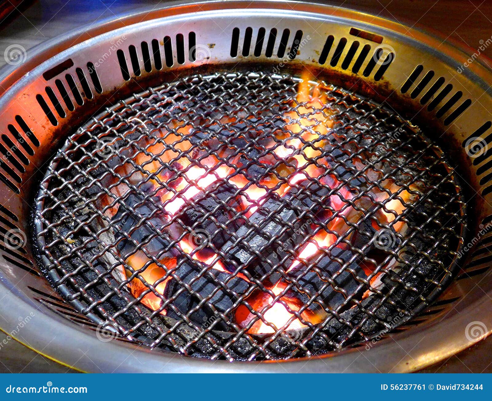 Burning charcoal stock image. Image of grill, firewood 56237761