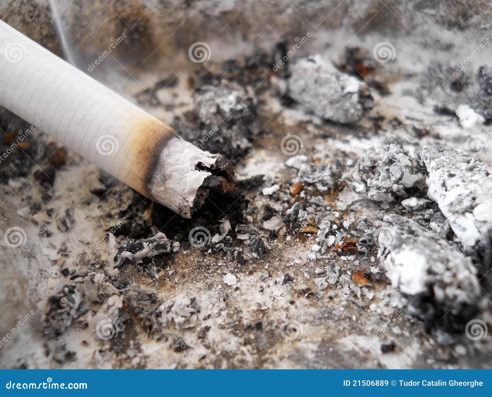 Burning cigarette stock image. Image of detail, dangerous 21506889