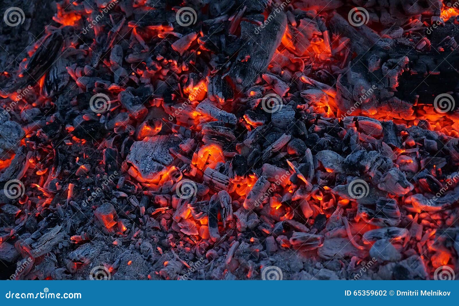 The Burning Coals of a Fire Stock Photo Image of danger, glow 65359602