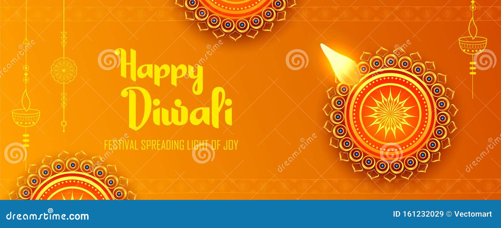 Burning diya auf glücklichen Diwali Urlaub Hintergrund für leichtes Festival in Indien. Illustration von brennendem Diya auf glücklichem Diwali-Urlaubshintergrund für das Lichtfestival in Indien