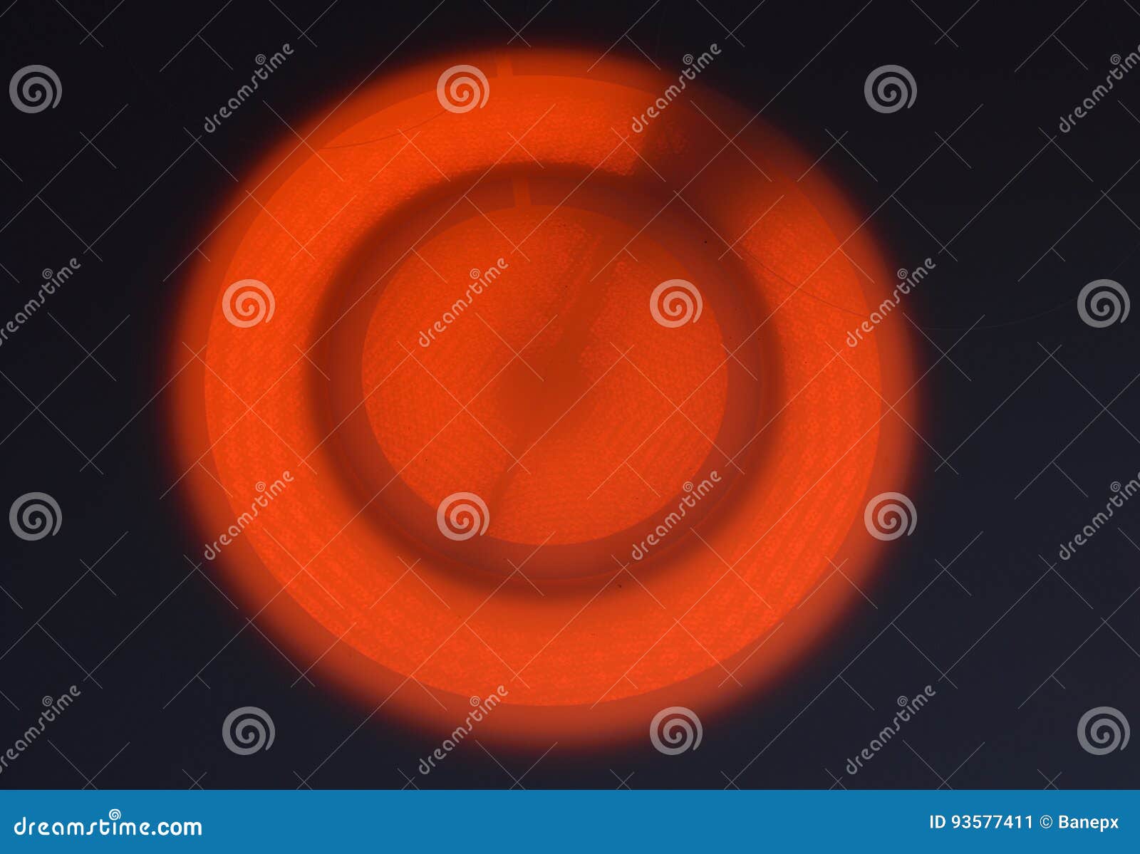 Burning Electric Hob stock image. Image of burner, circle 93577411