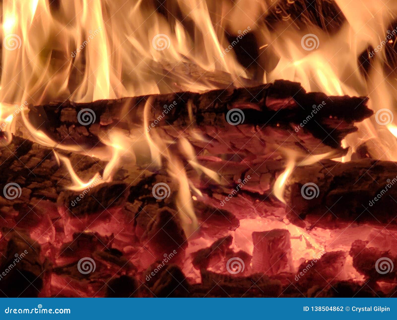 Burning Flame stock photo. Image of burning, flame, campfire 138504862